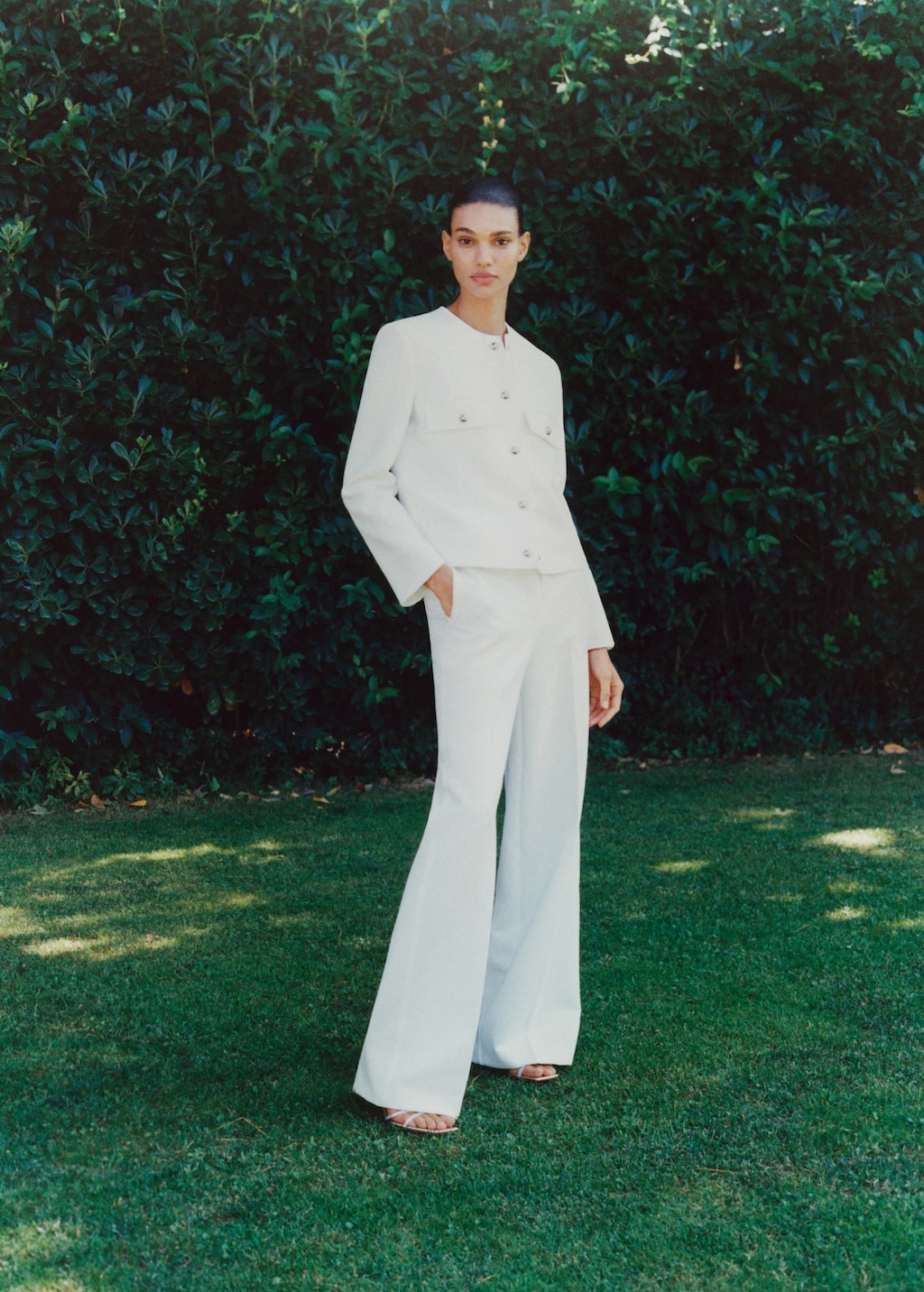 Formal flowy pants best sale