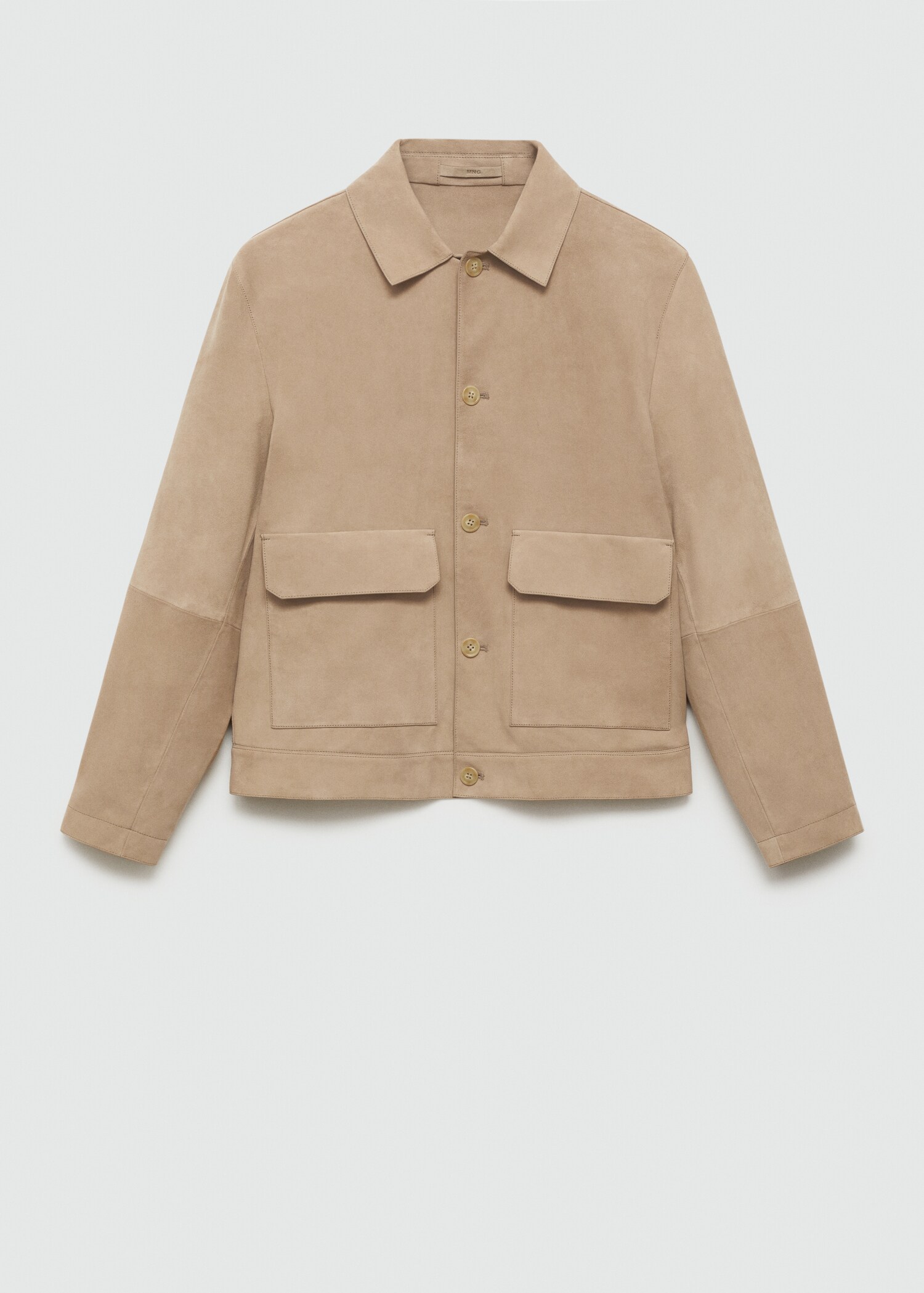 Jacke aus 100 % Wildleder mit Taschen - Artikel ohne Model
