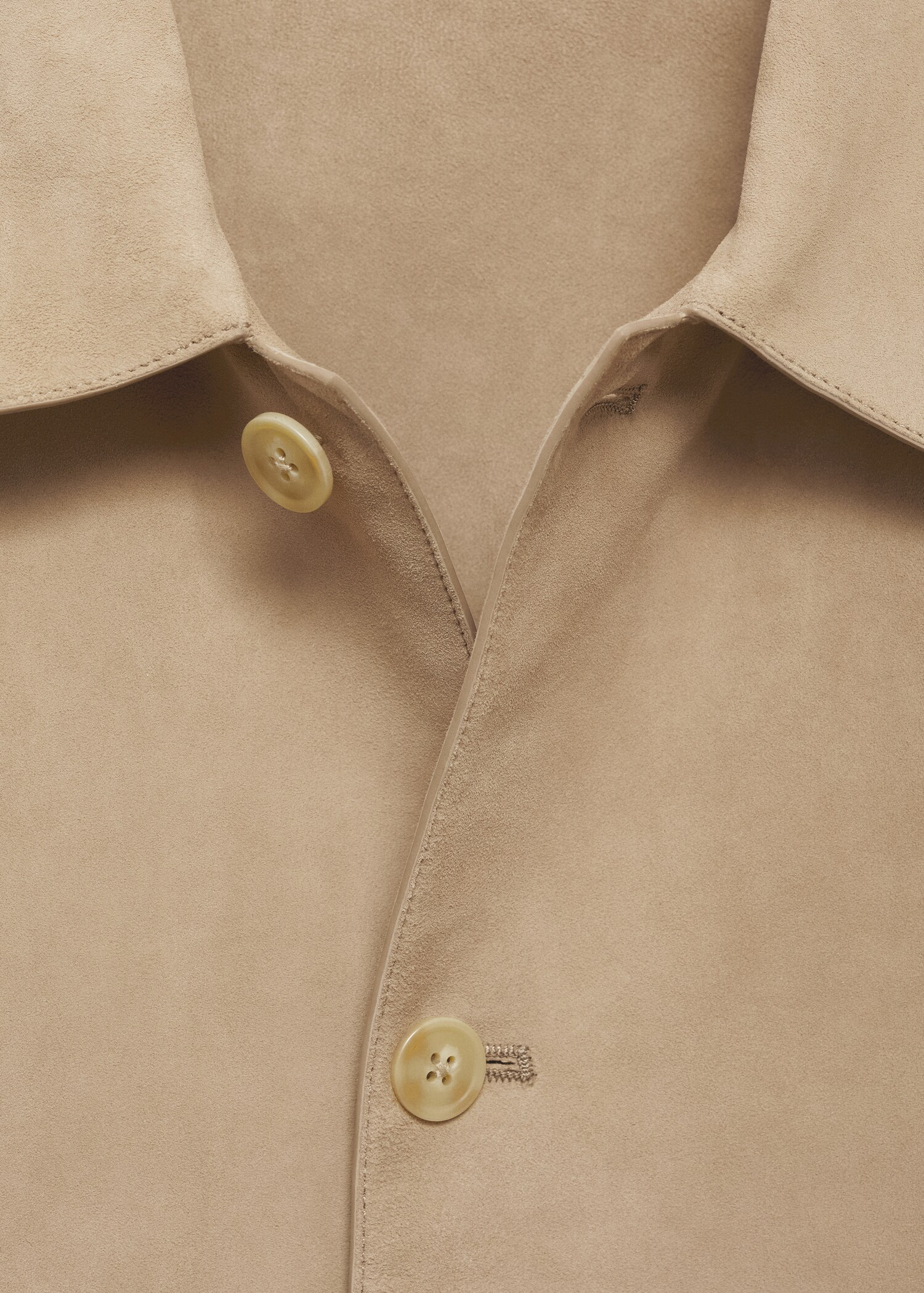 Jacke aus 100 % Wildleder mit Taschen - Detail des Artikels 8