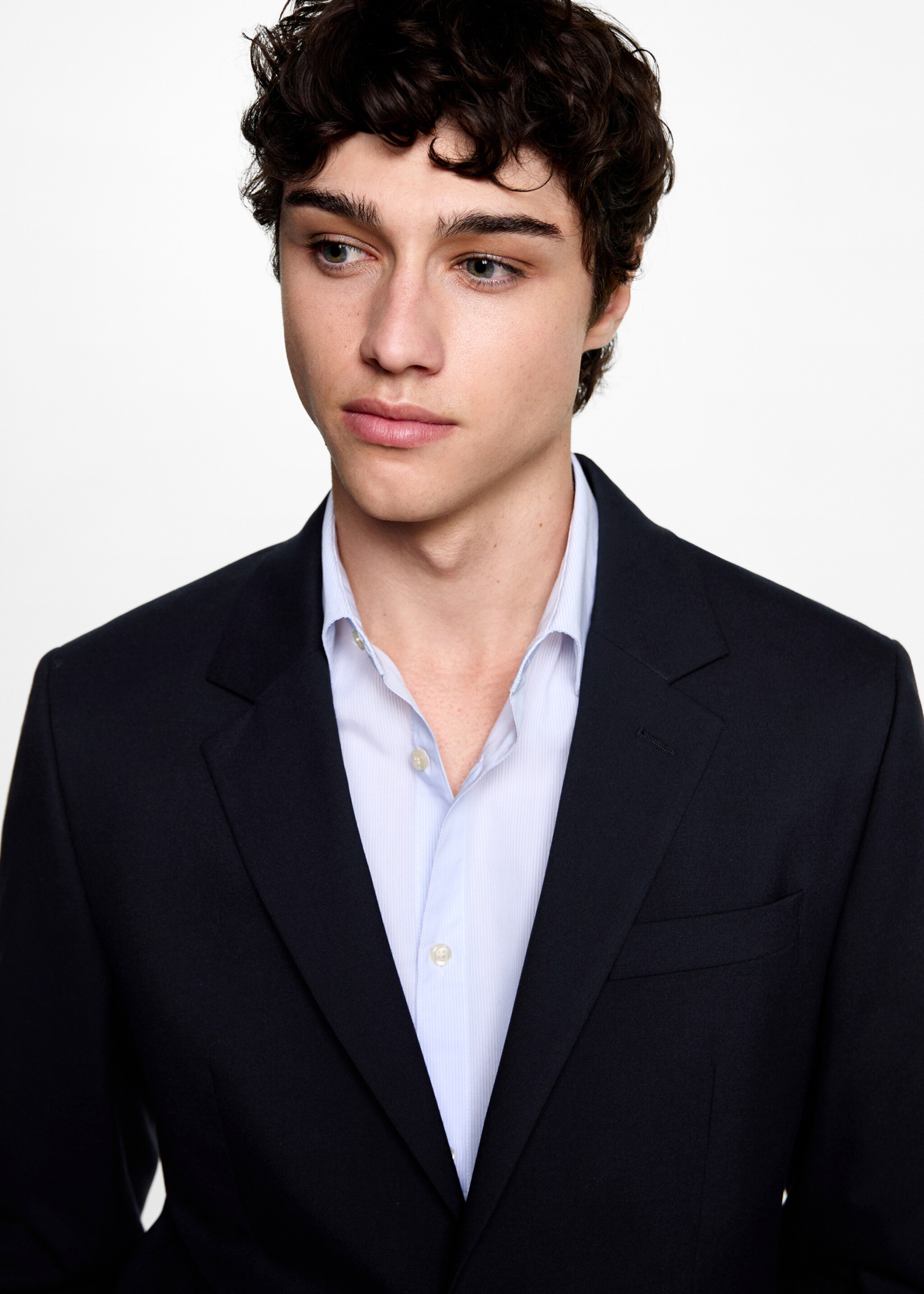 Slim-fit suit jacket - Details of the article 1
