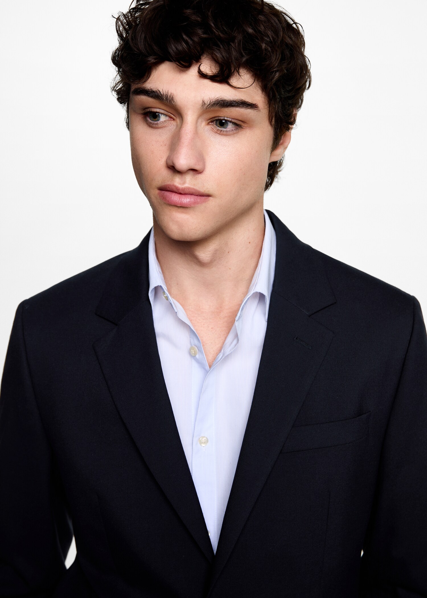 Slim-fit suit jacket - Details of the article 1