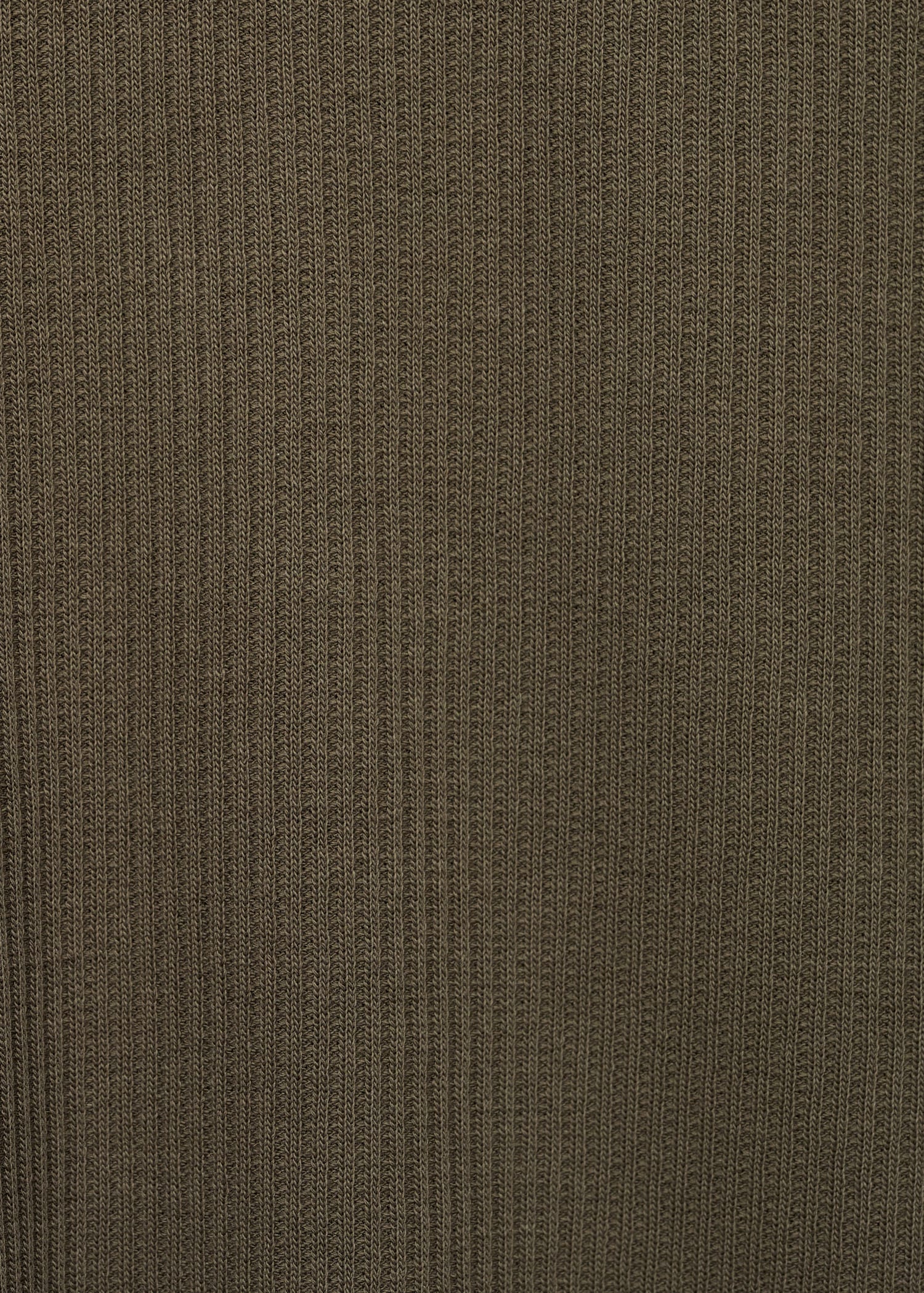 Ribbed cotton knitted polo shirt - Details of the article 0