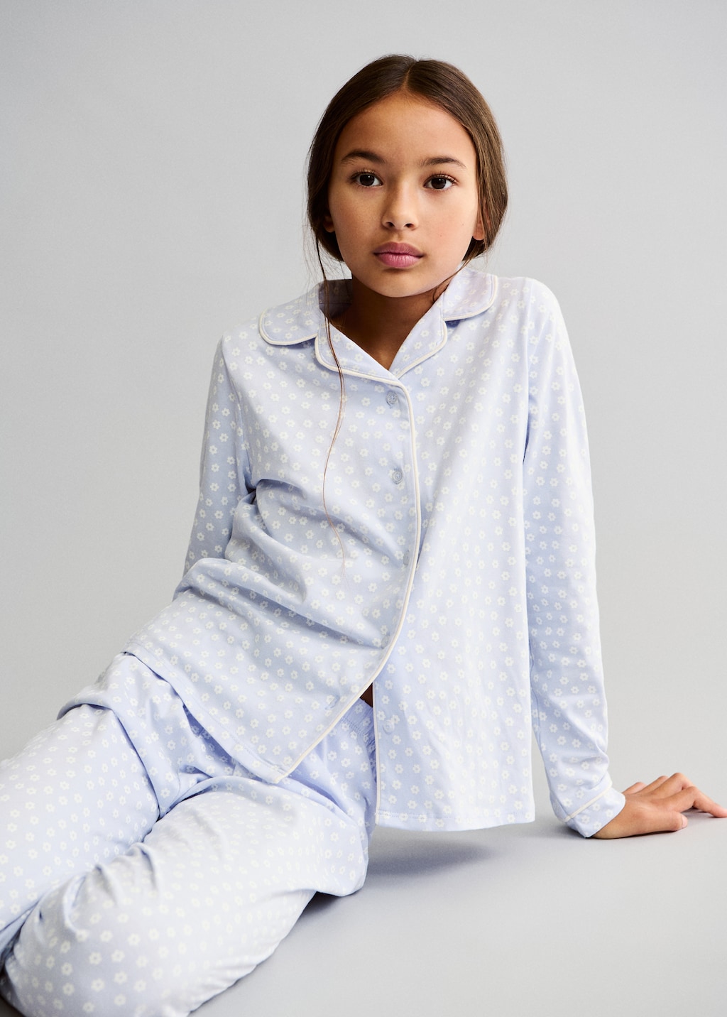 Floral cotton pyjamas Kids MANGO Canada