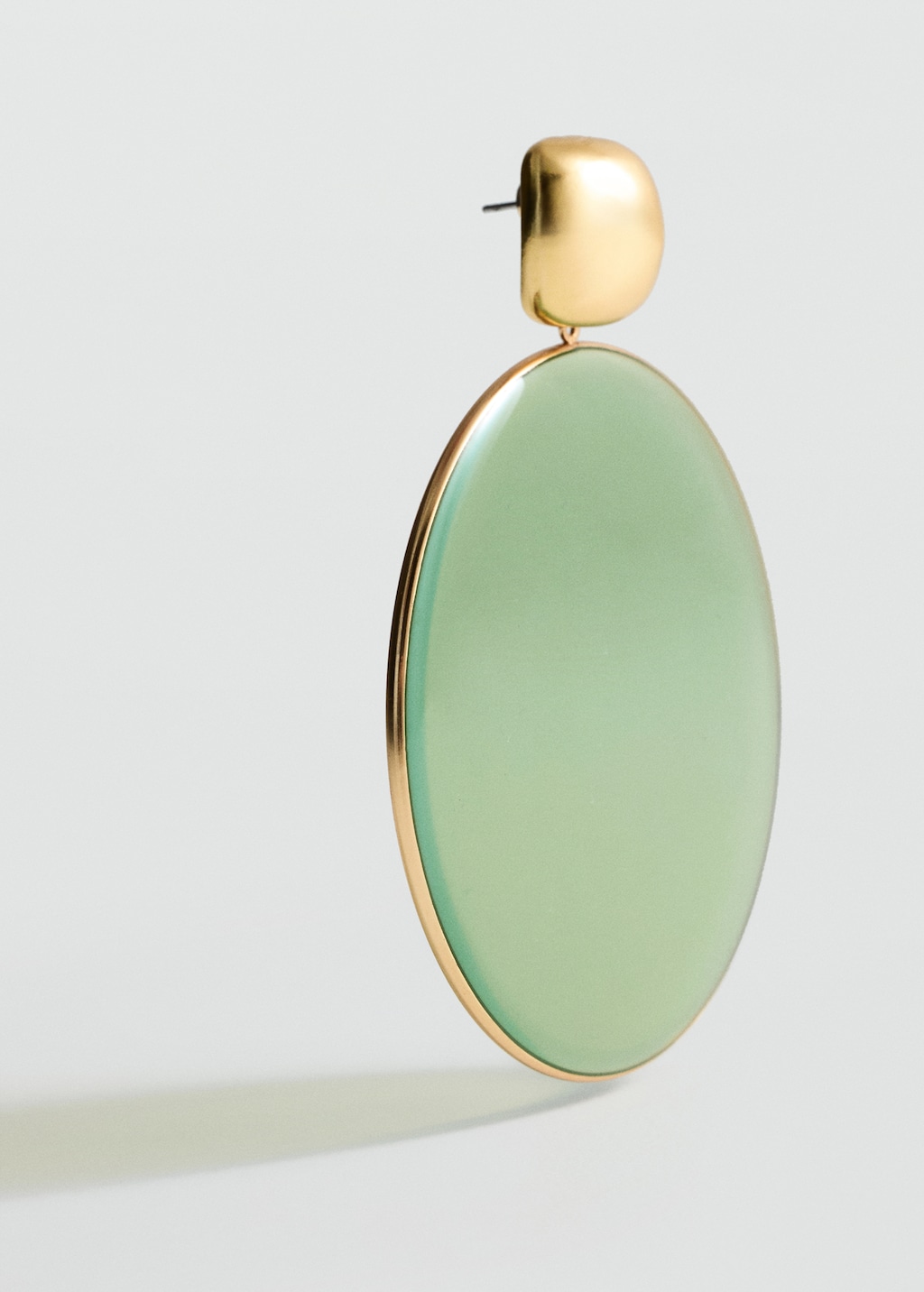 Maxi round resin earrings Women MANGO Saudi Arabia