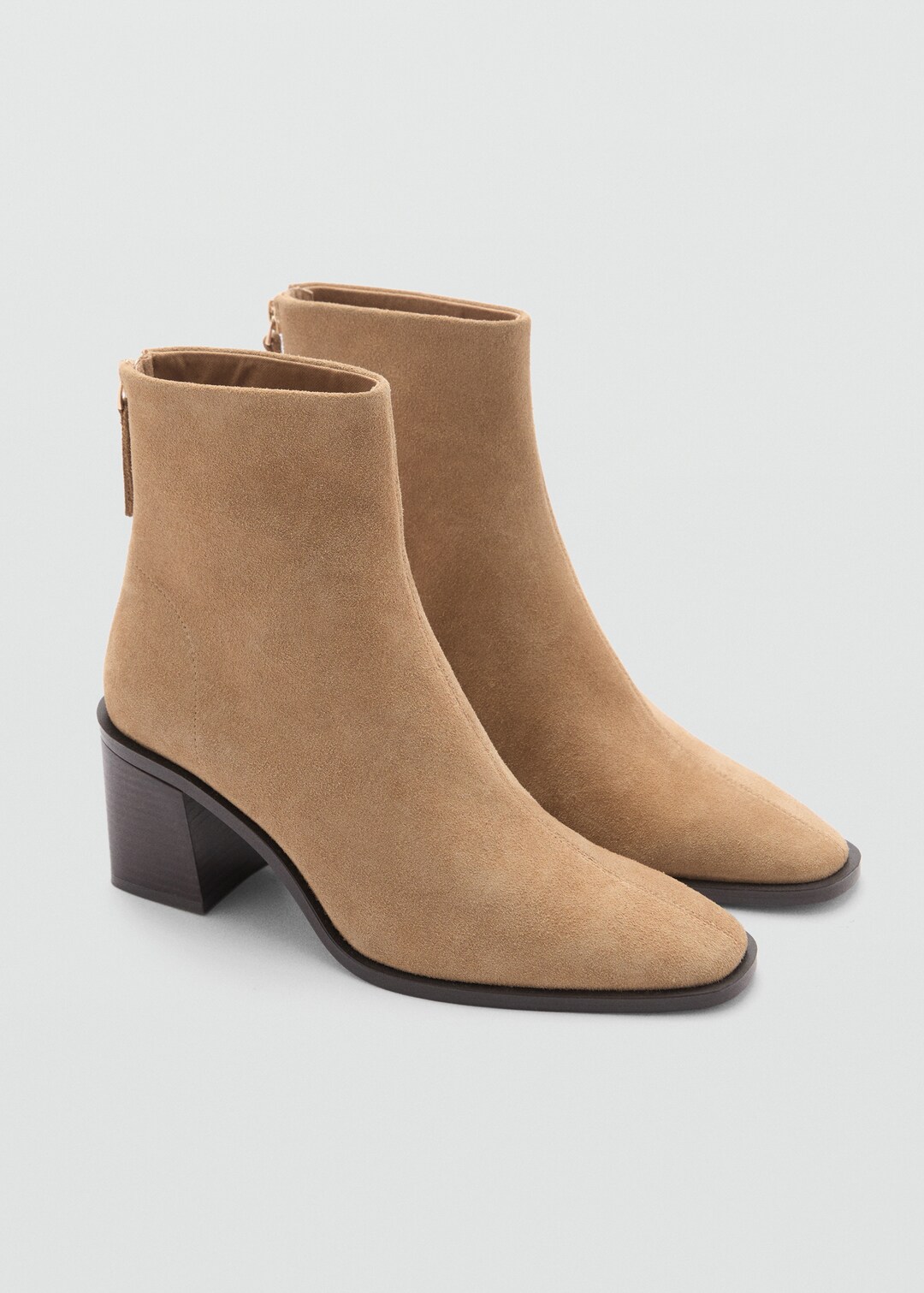 Bottnes à Talons Hauts pour Femme en Cur Nor et Boucle Dorée | Ankle Bottnes à Talons Hauts pour Femme en Cur Nor et Boucle Dorée | Ankle