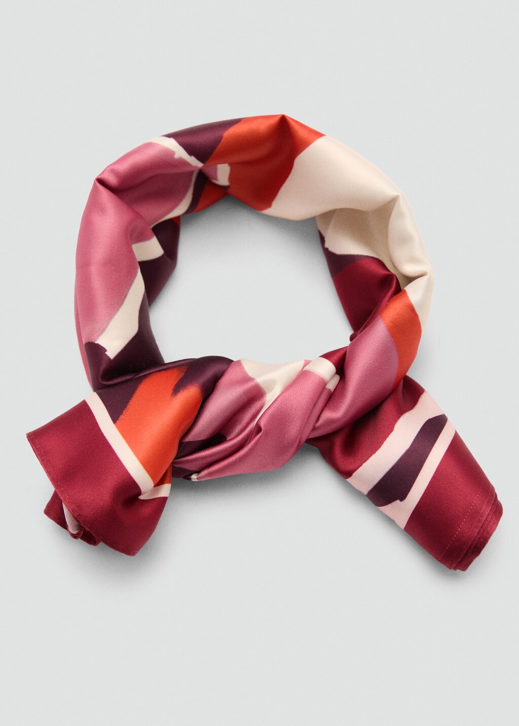 Mango silk scarf sale