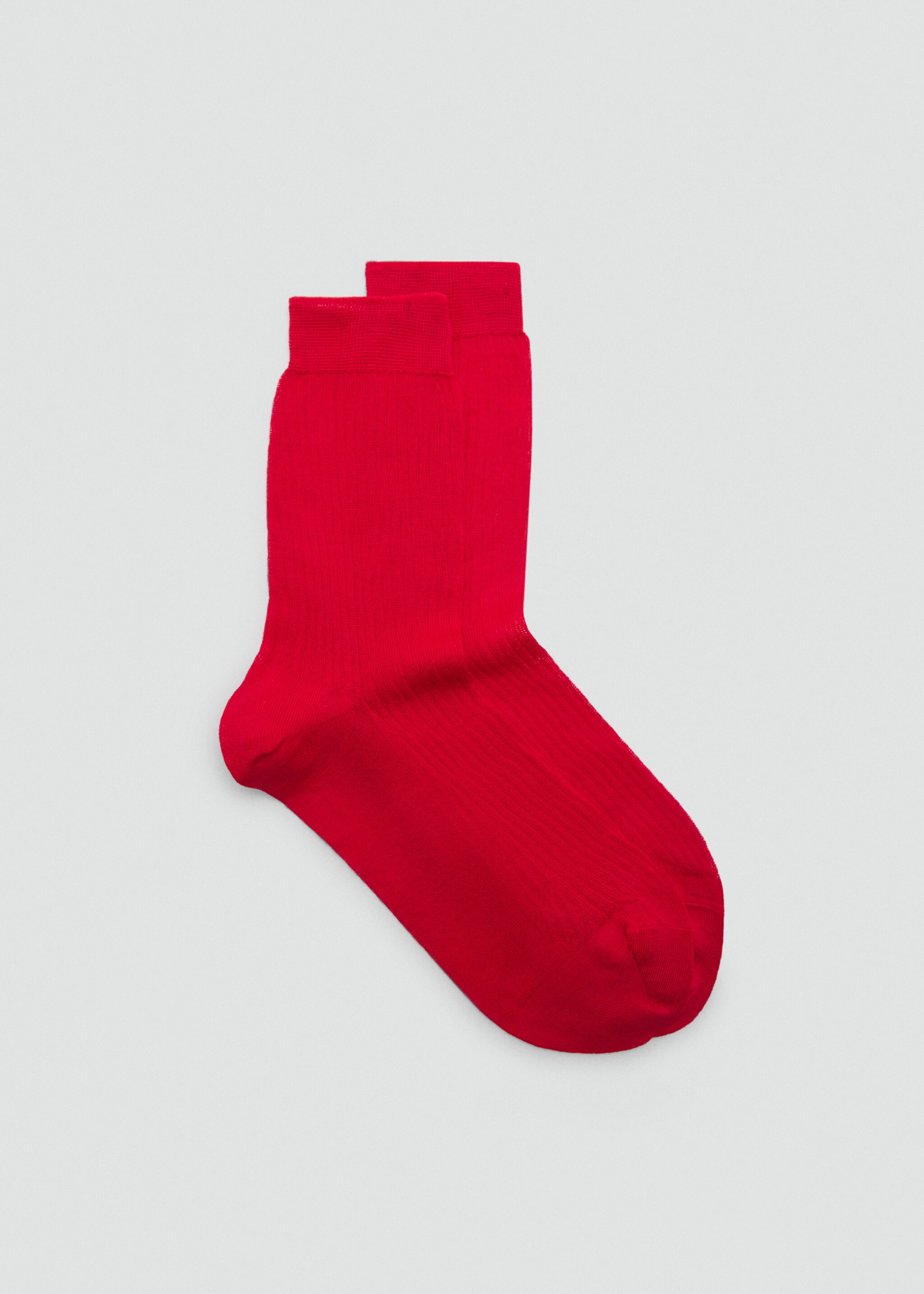 Calcetines algodón canalé - Artículo sin modelo