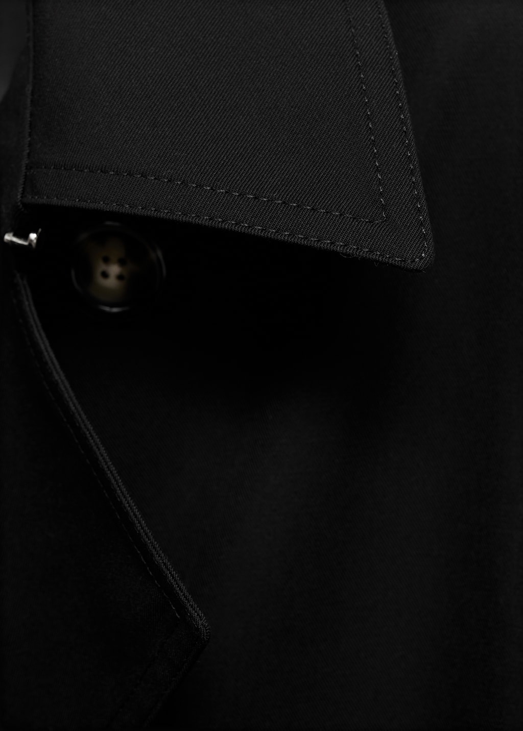 Mango Double-breasted cotton trench coat thumbnail