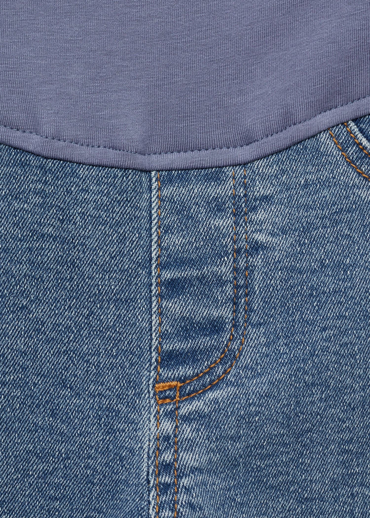 Maternity flared cropped jeans - Details of the article 8