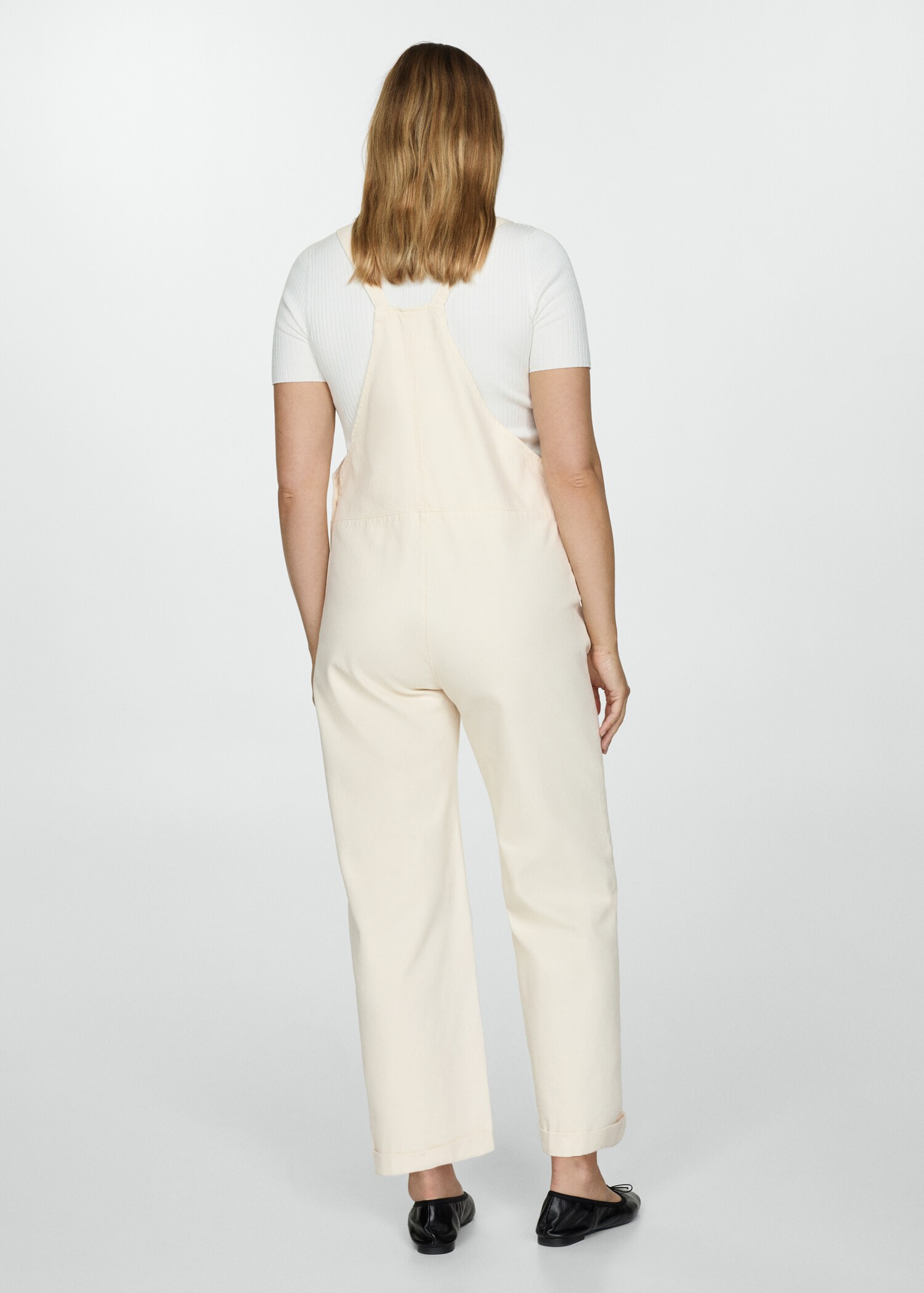 Maternity denim dungarees - Reverse of the article