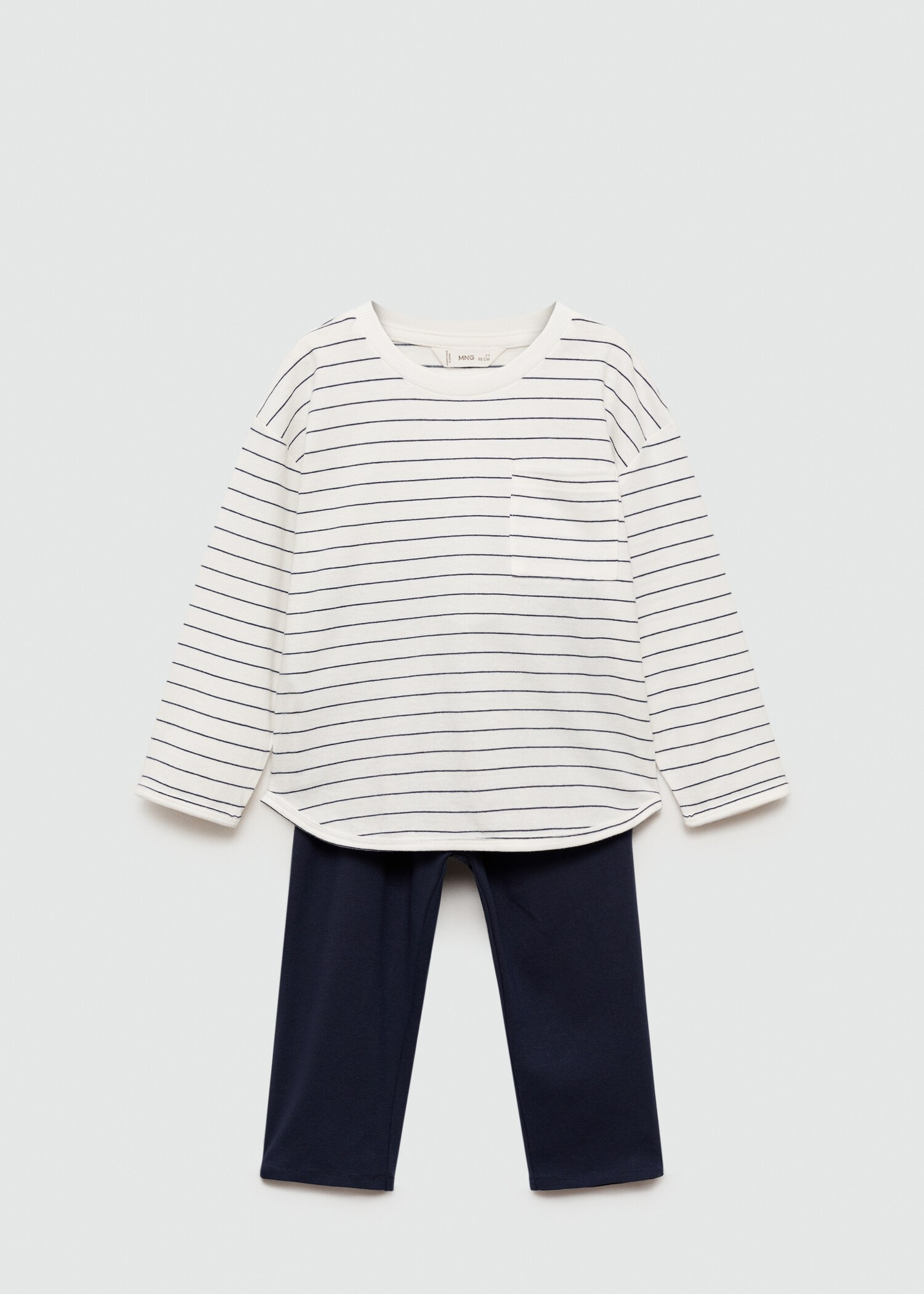 Striped long pyjamas - Article without model