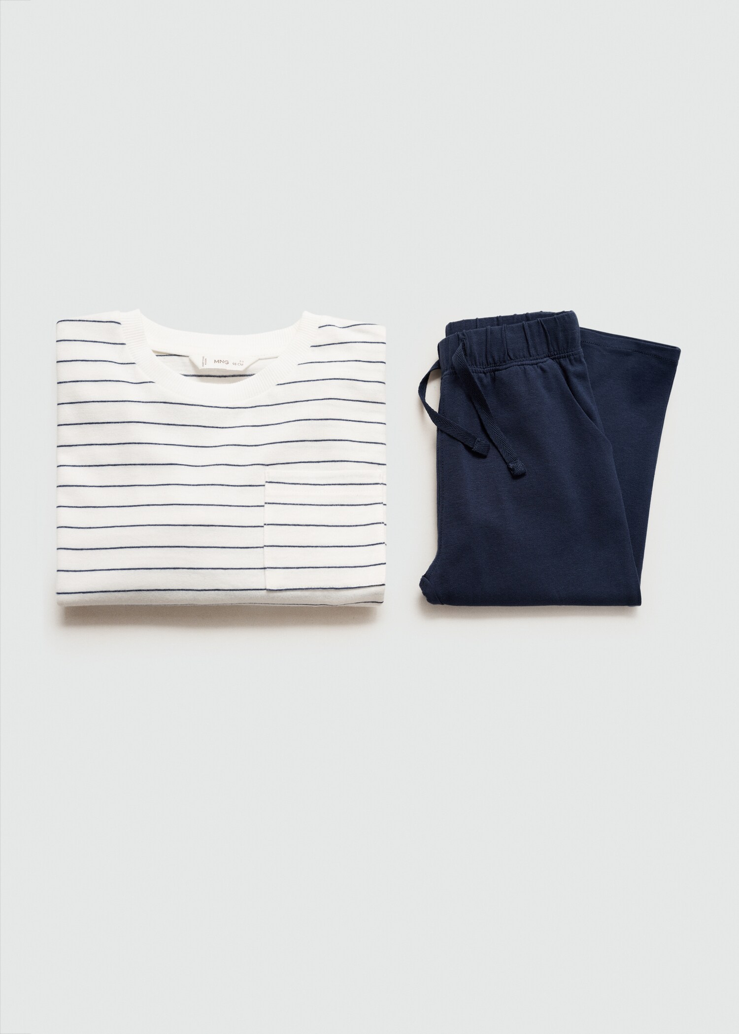 Striped long pyjamas - Details of the article 0