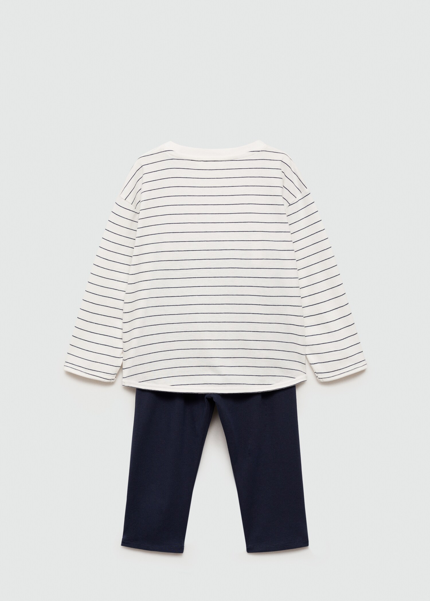 Striped long pyjamas - Reverse of the article