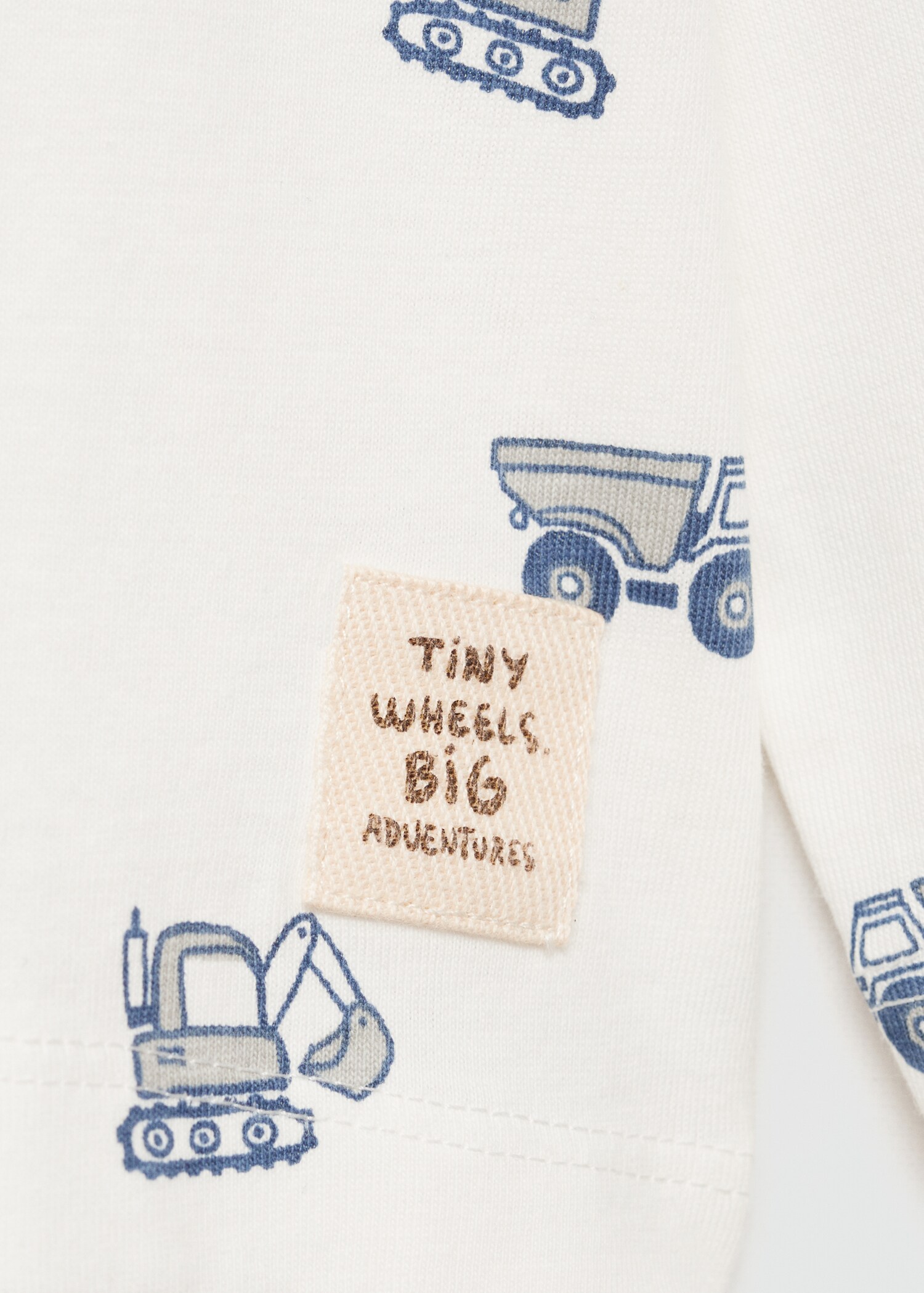 Printed cotton-blend t-shirt - Details of the article 0