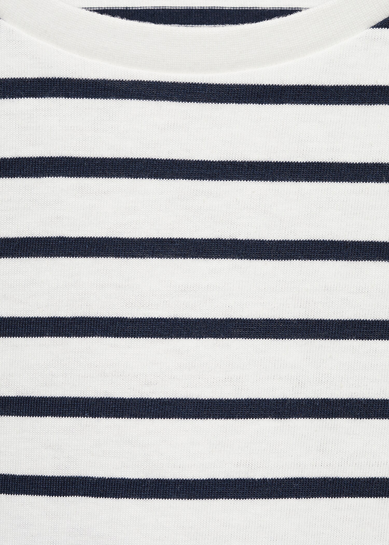 T-shirt coton à rayures - Détail de l'article 0