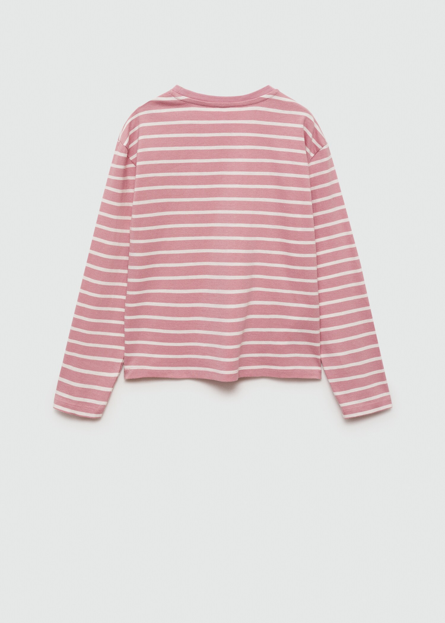 T-shirt coton à rayures - Verso de l’article