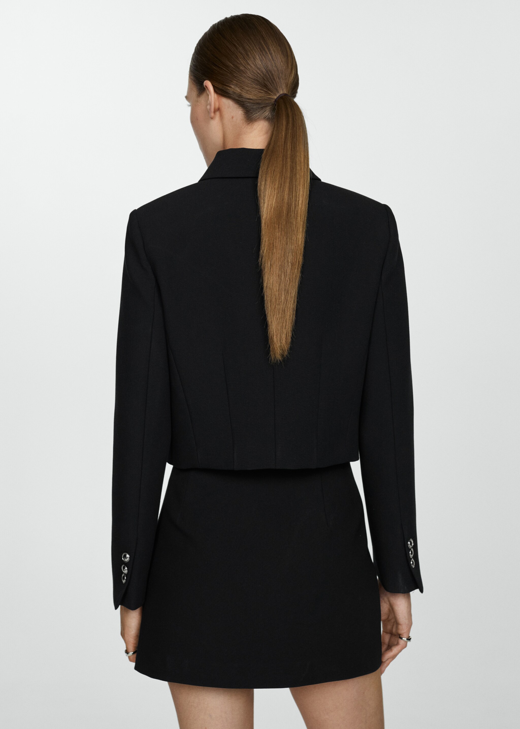 Chaqueta crop botones - Reverso del artículo