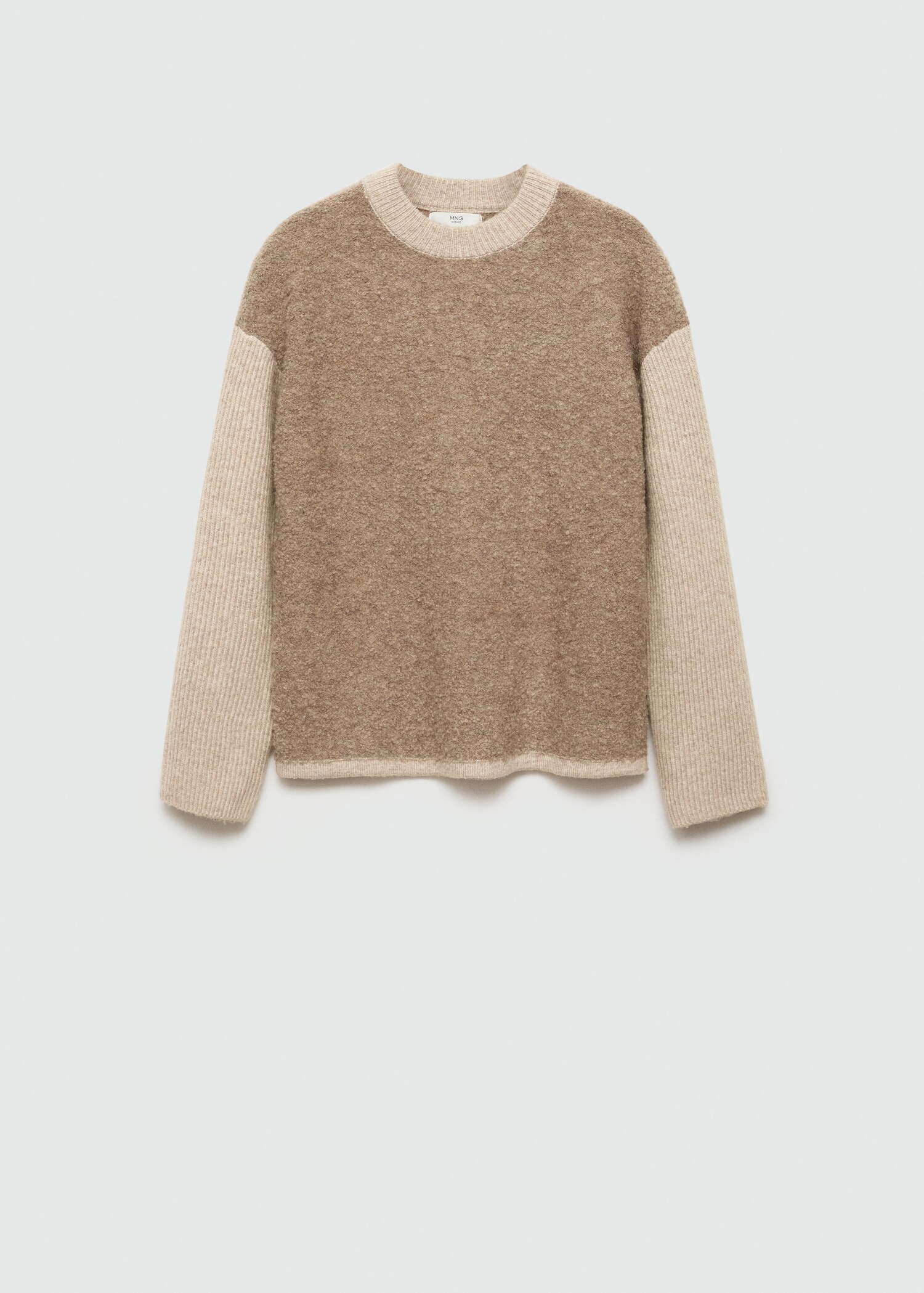 Contrasting knit sweater - Товар без моделі