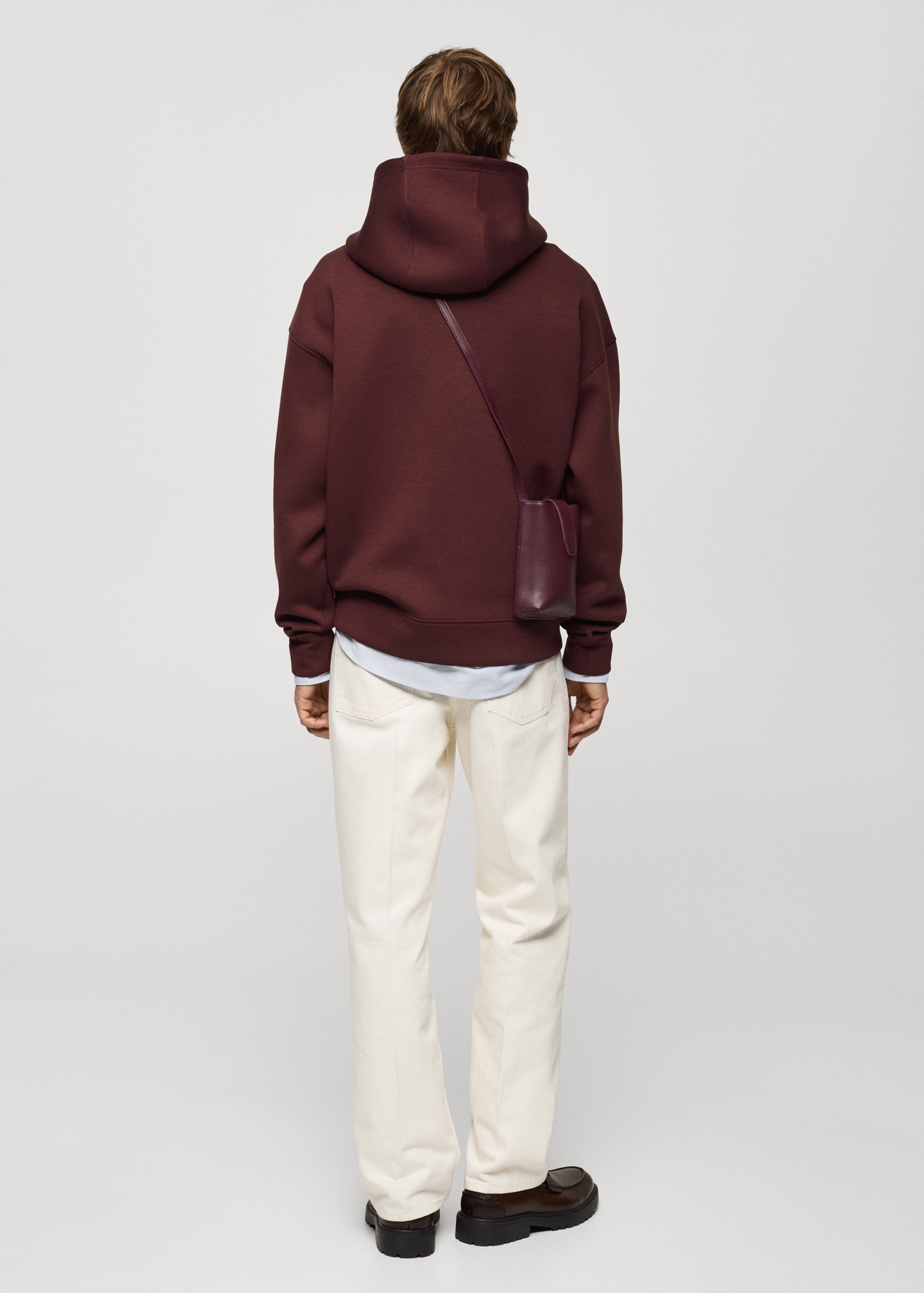 Relaxed-fit hooded sweatshirt - Reverse of the article