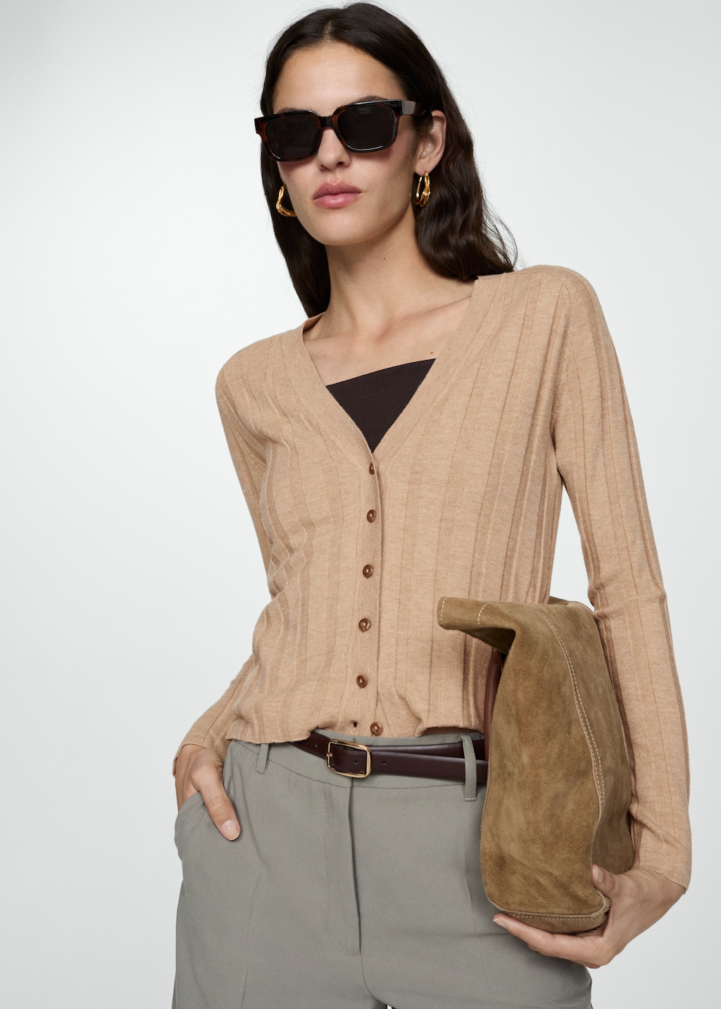 Cardigan maille boutons Femme MANGO Madagascar