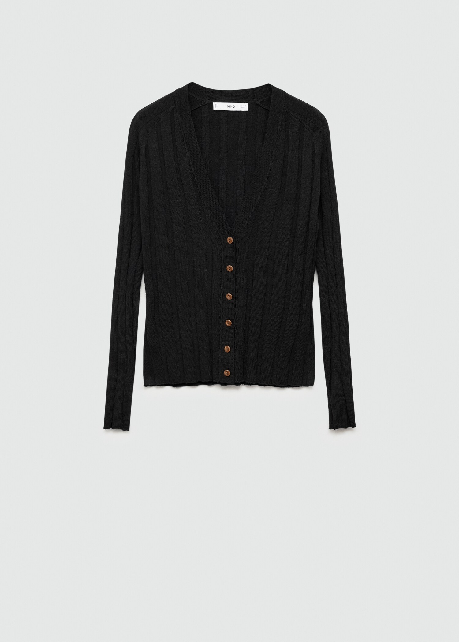 Button knit cardigan - Article without model