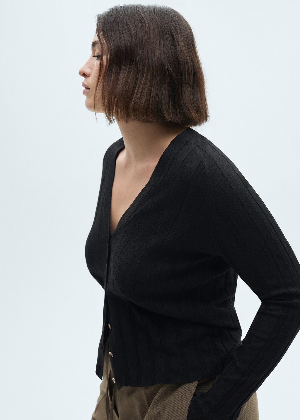 Button knit cardigan - Women | MANGO USA