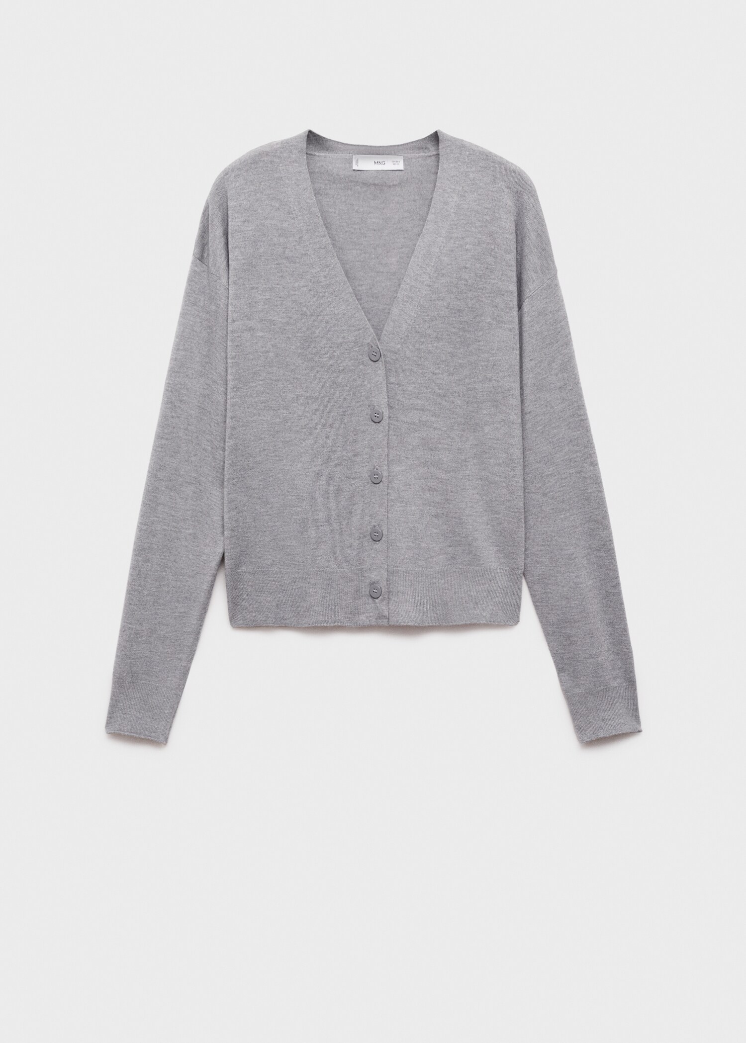 Button knit cardigan - Article without model