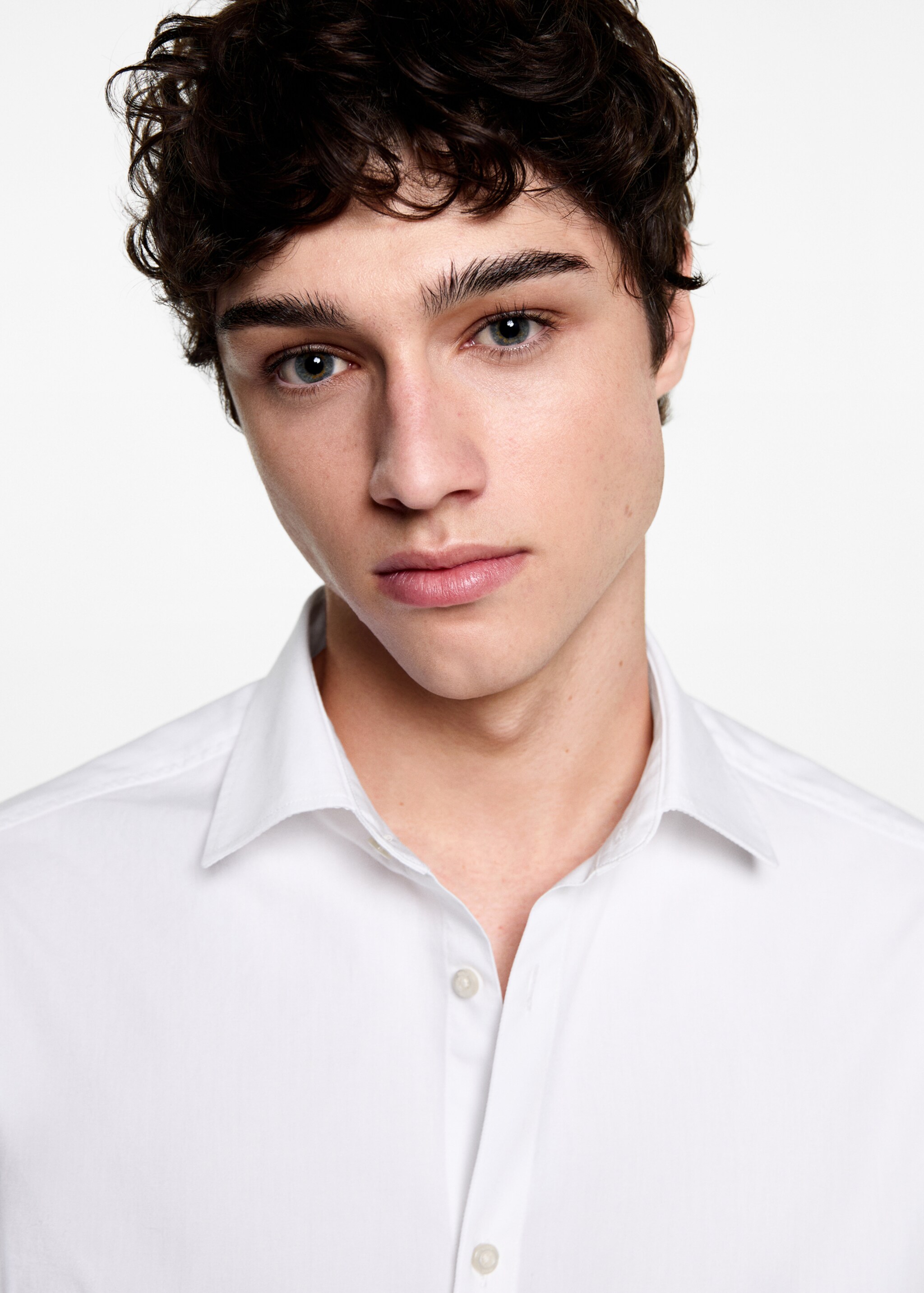 Chemise en coton - Détail de l'article 1, Blanc. Ref: 77075661-00.