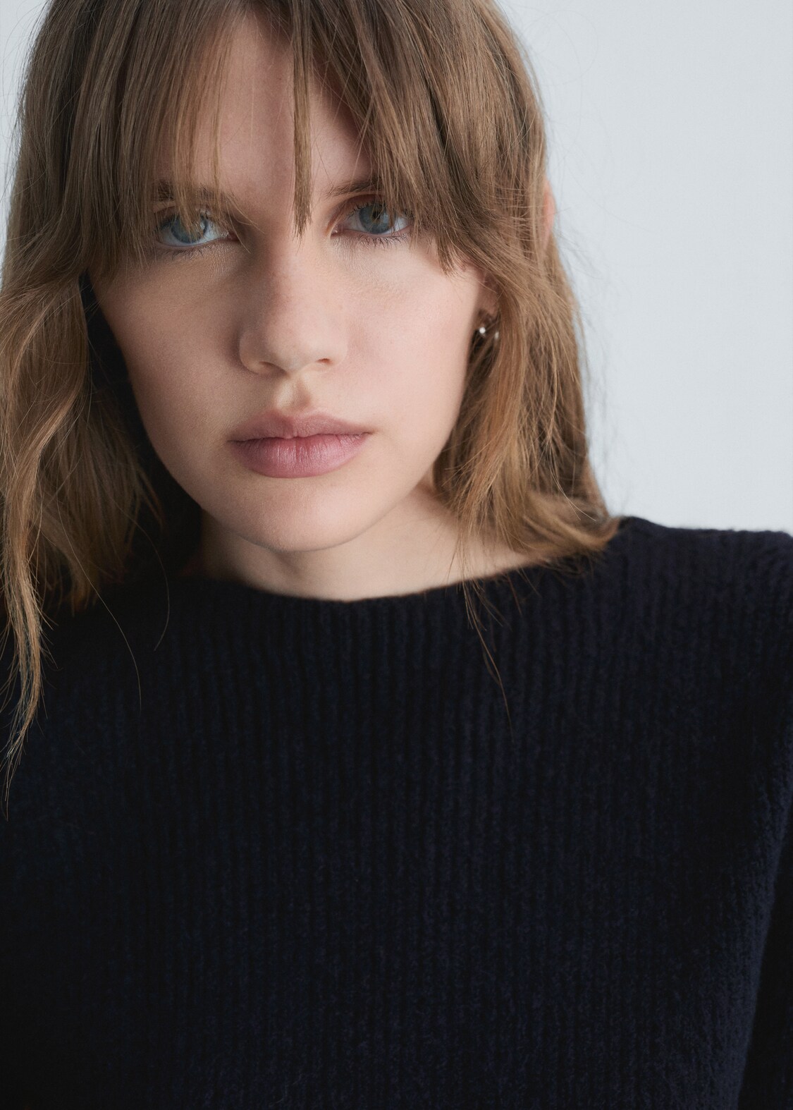 Knitted Sweater With Perkins Neck Women MANGO USA knitted-sweater-with-perkins-neck-women-mango-usa