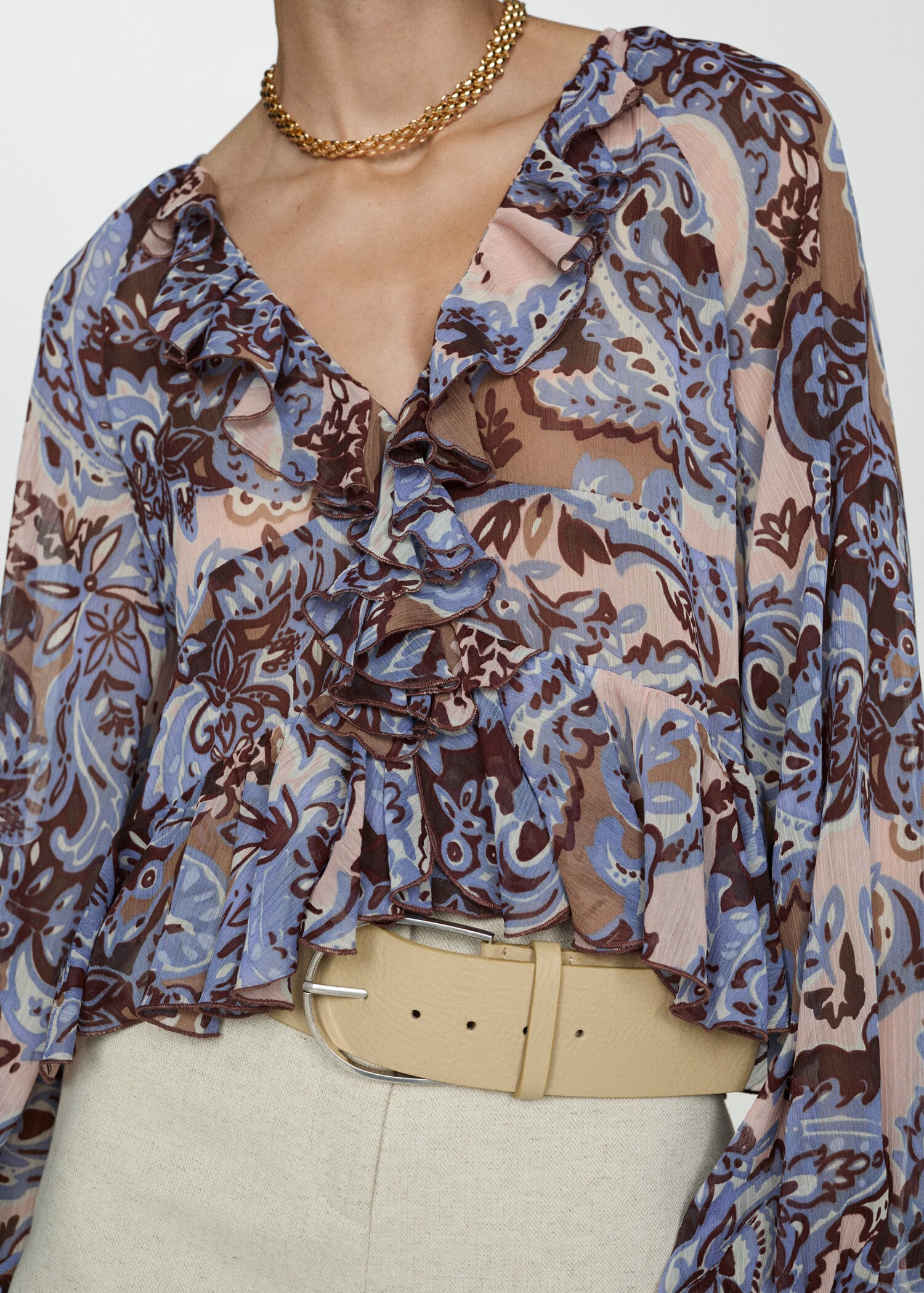 Blouse paisley volants - Détail de l'article 6