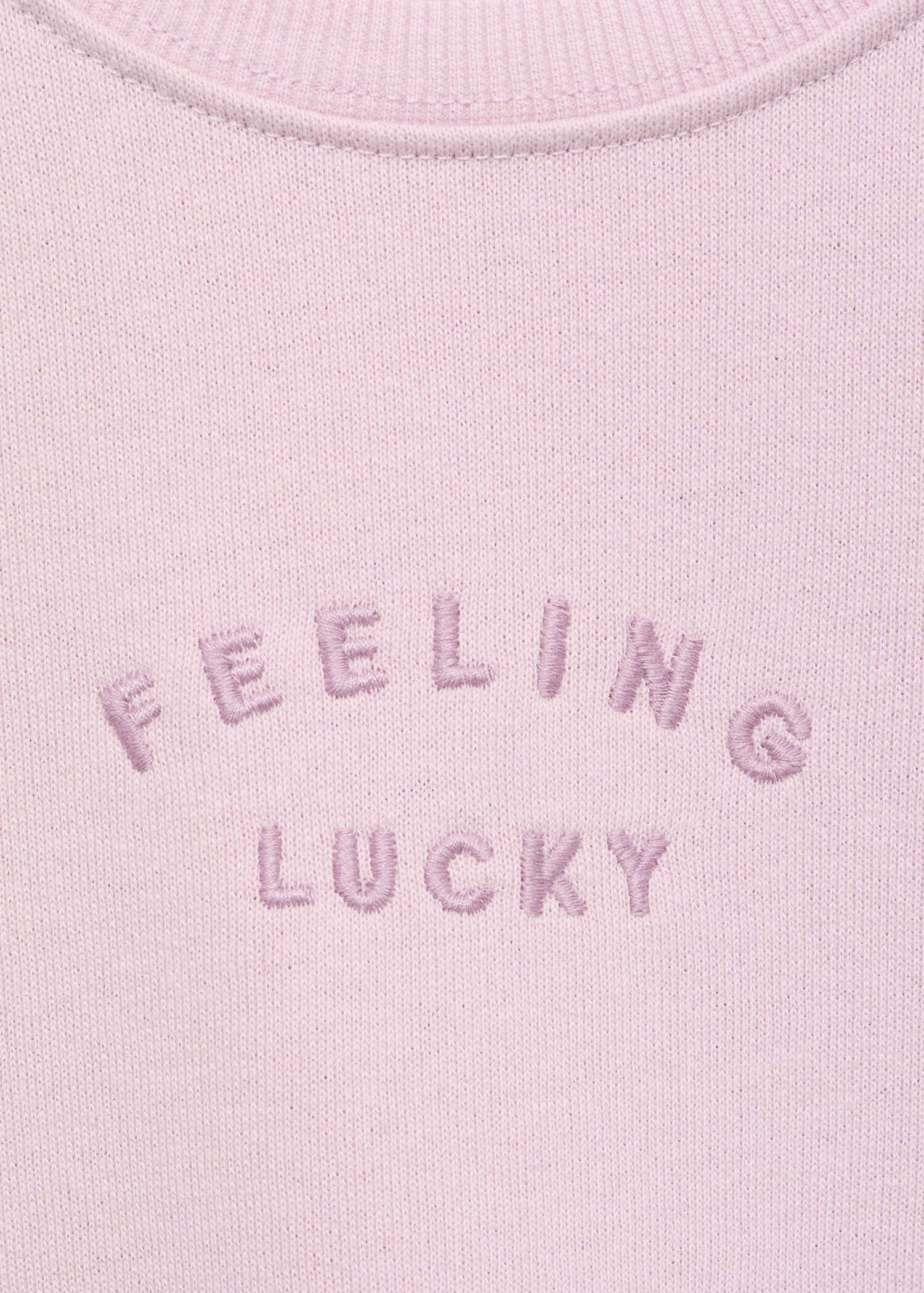 Embroidered detail cotton sweatshirt - Details of the article 8