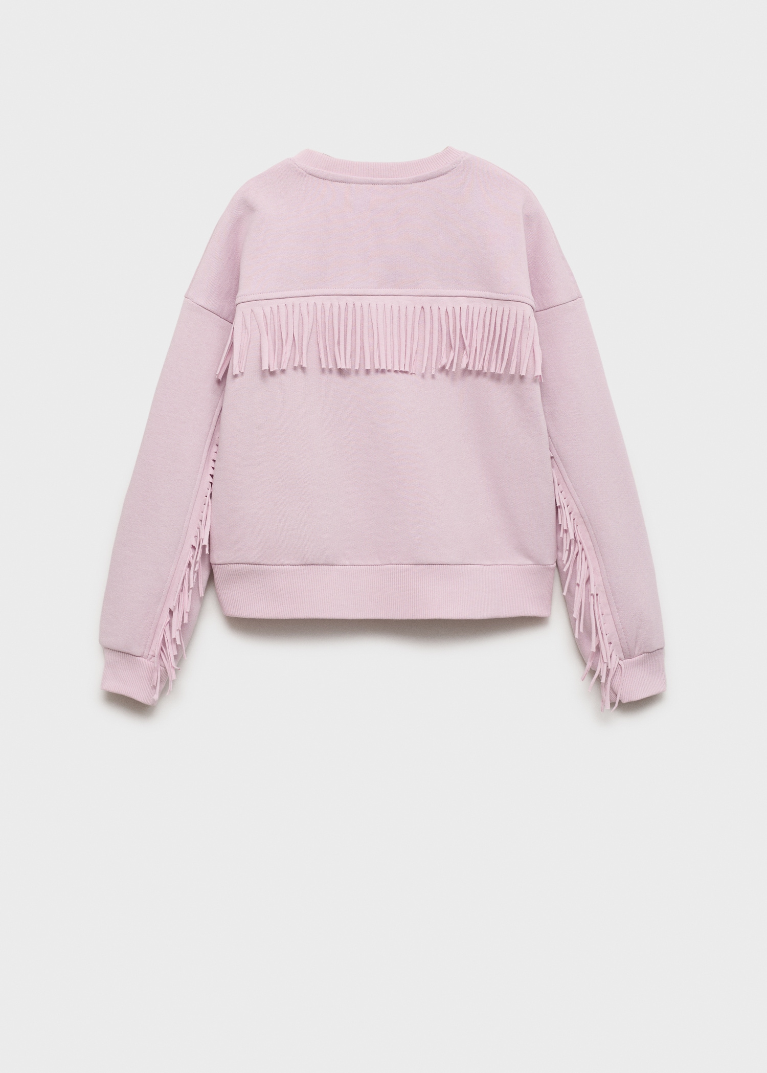 Embroidered detail cotton sweatshirt - Reverse of the article