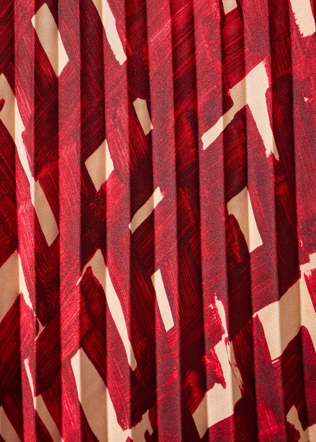 Mango Printed pleated skirt thumbnail