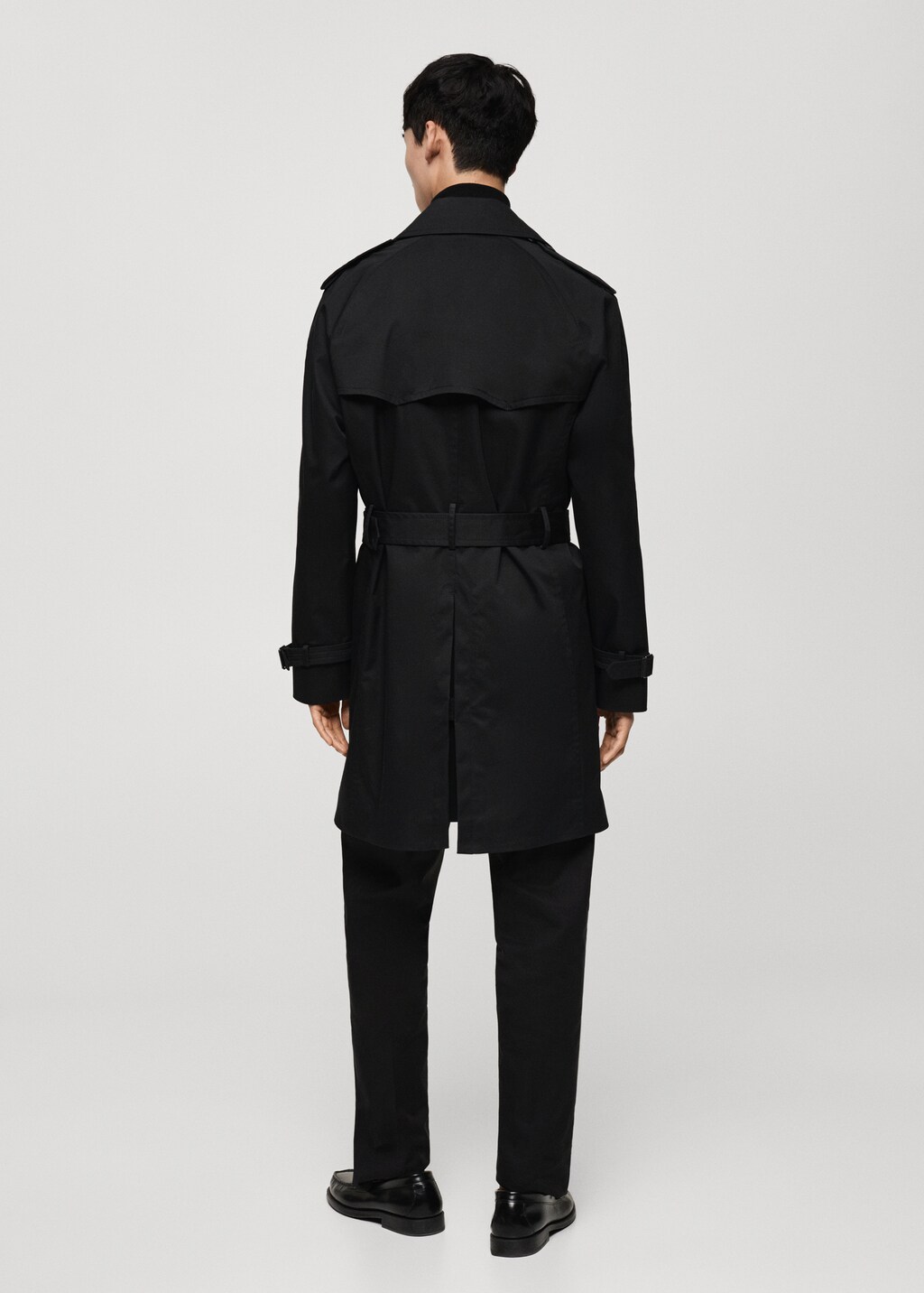 Water repellent trench coat with belt Men MANGO Bahrain