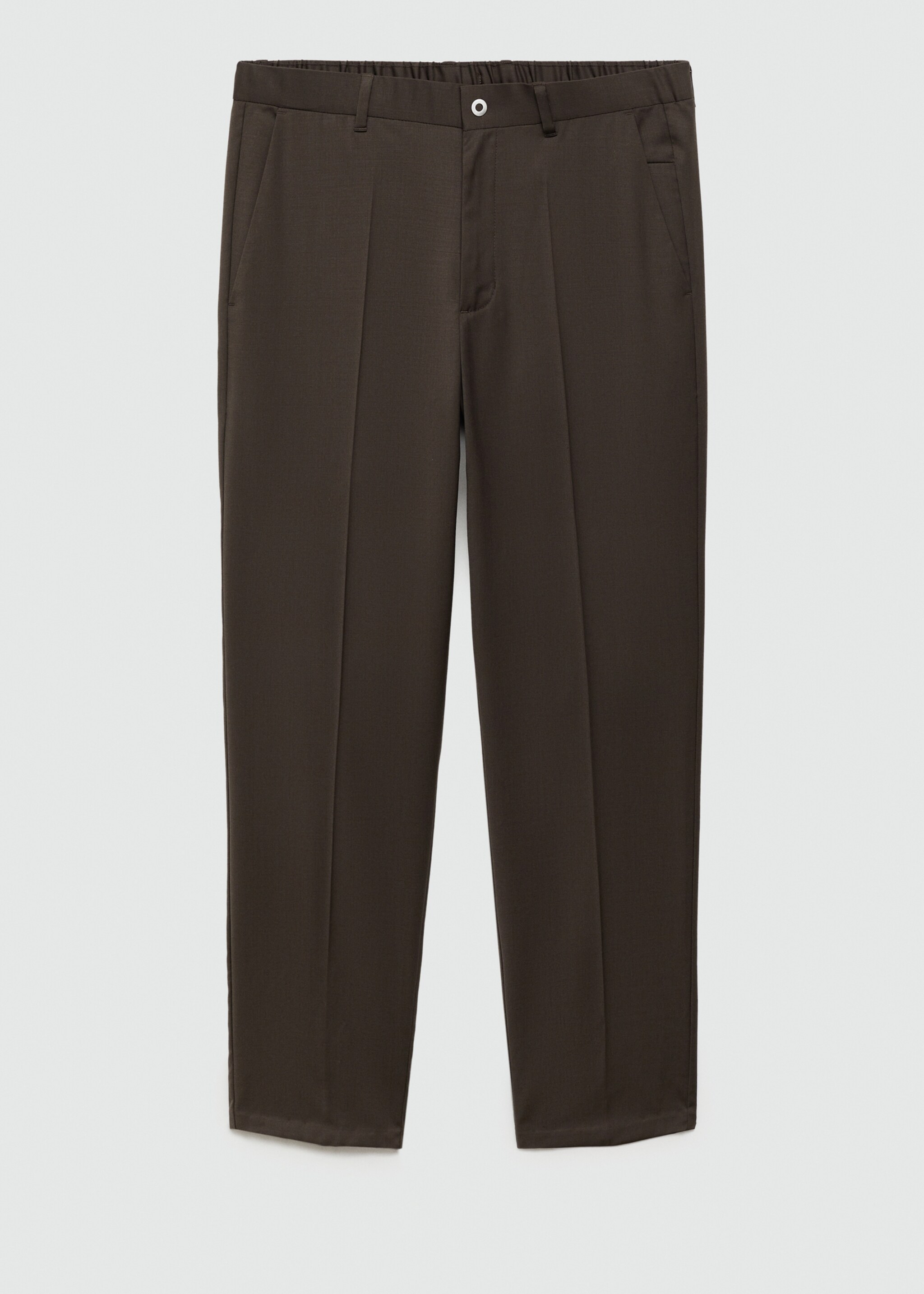 Coolmax® stretch fabric slim-fit trousers - Article without model