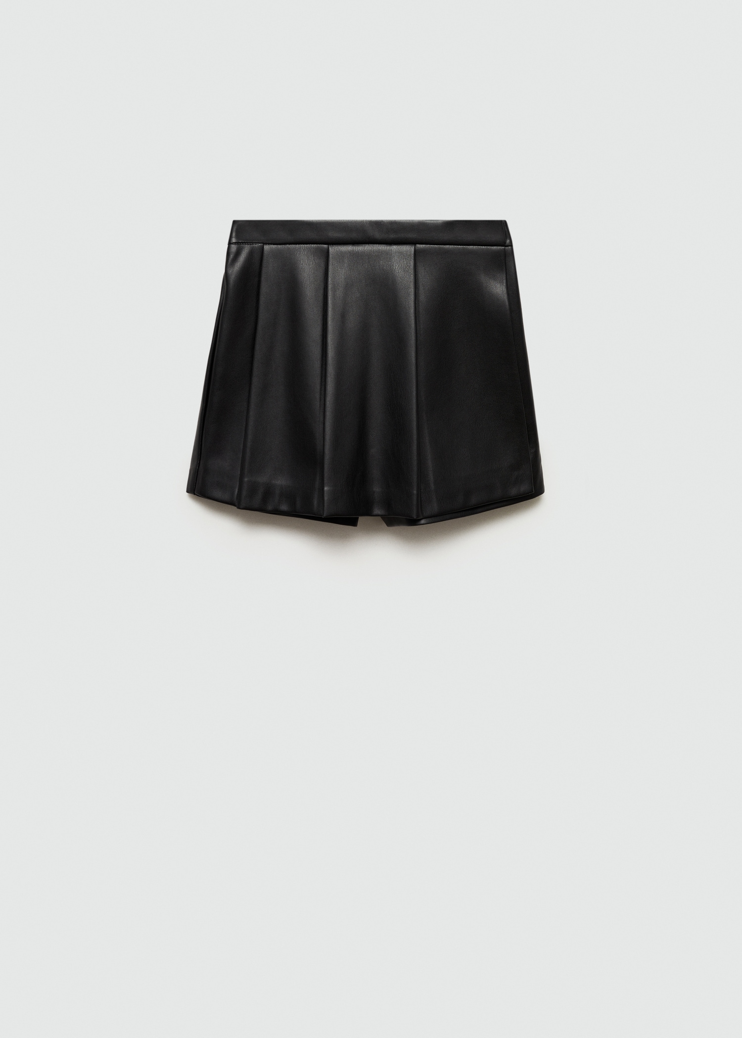 Leather-effect culottes - Article without model