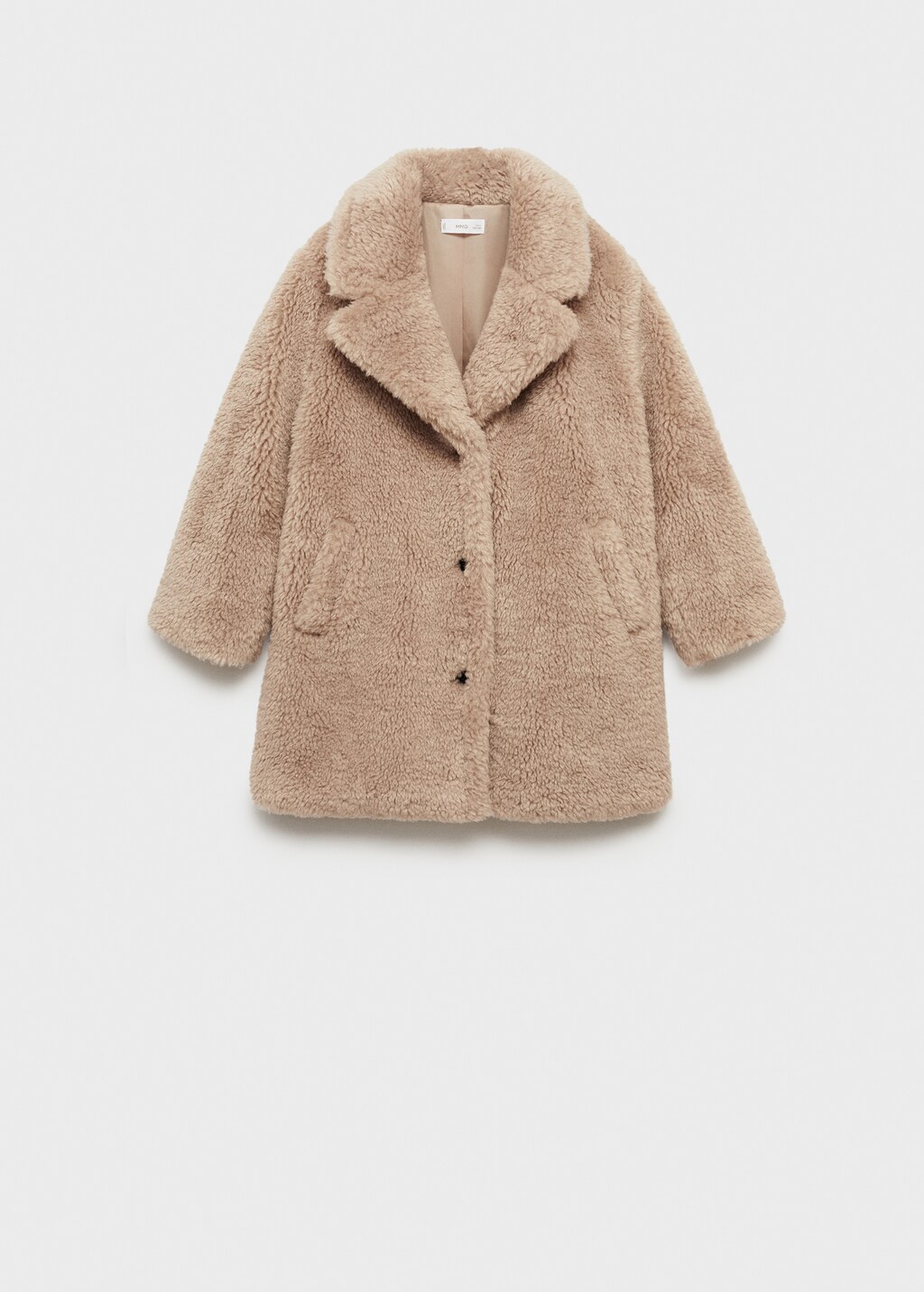 Faux shearling coat Kids MANGO Canada