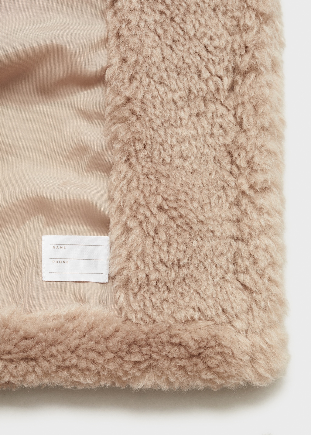 Manteau teddy mango sale