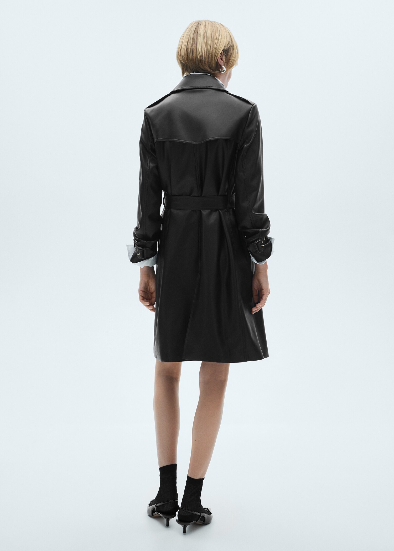Trench simili-cuir - Verso de l’article