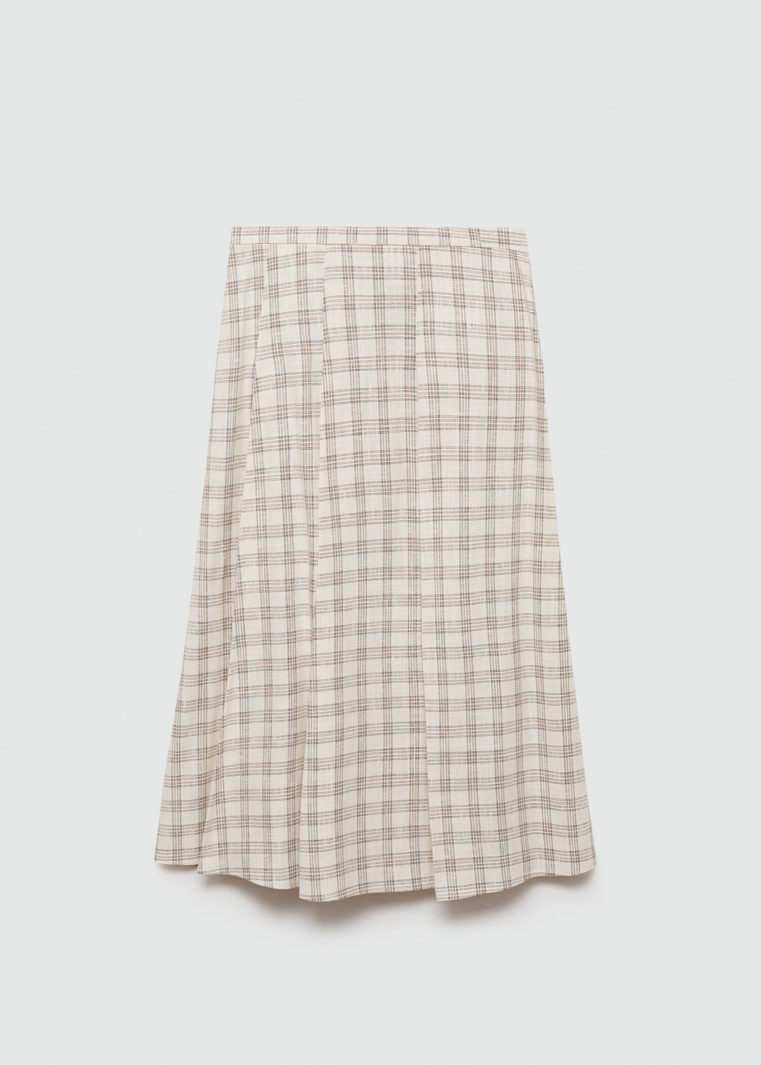 Check flared skirt - Article without model