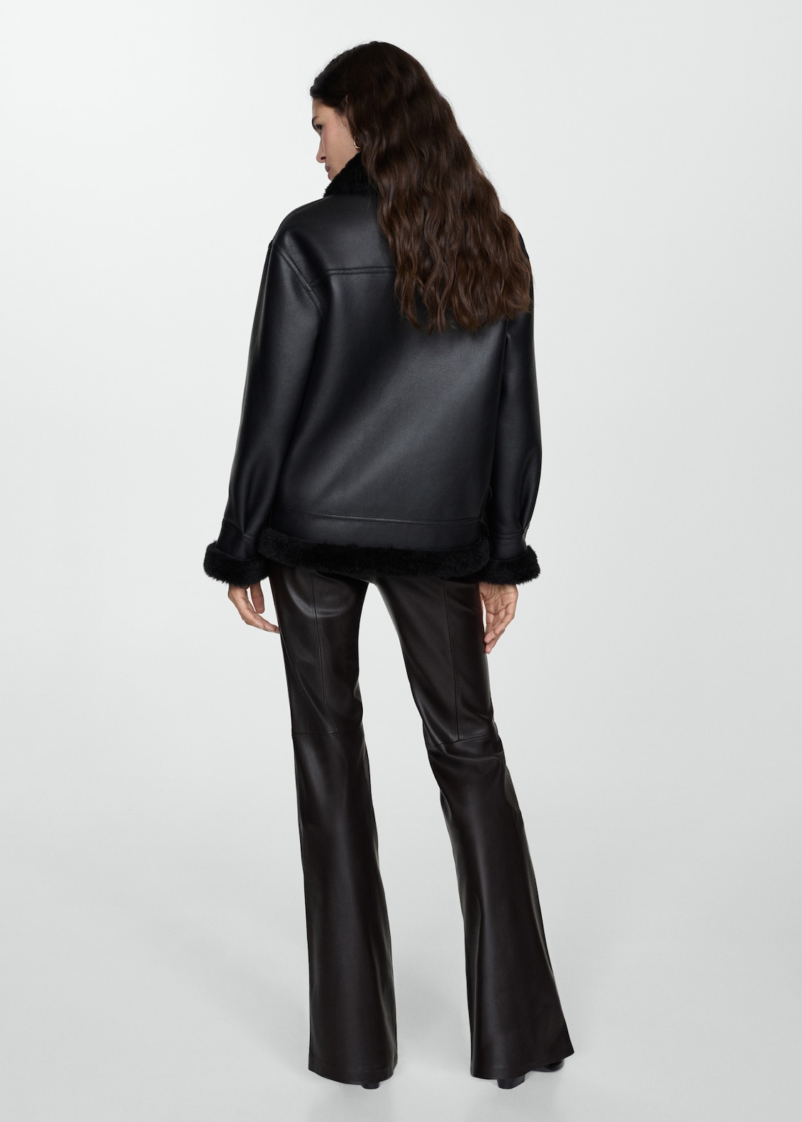 Jacket With Shearling effect Lining Women MANGO United Kingdom jacket-with-shearling-effect-lining-women-mango-united-kingdom