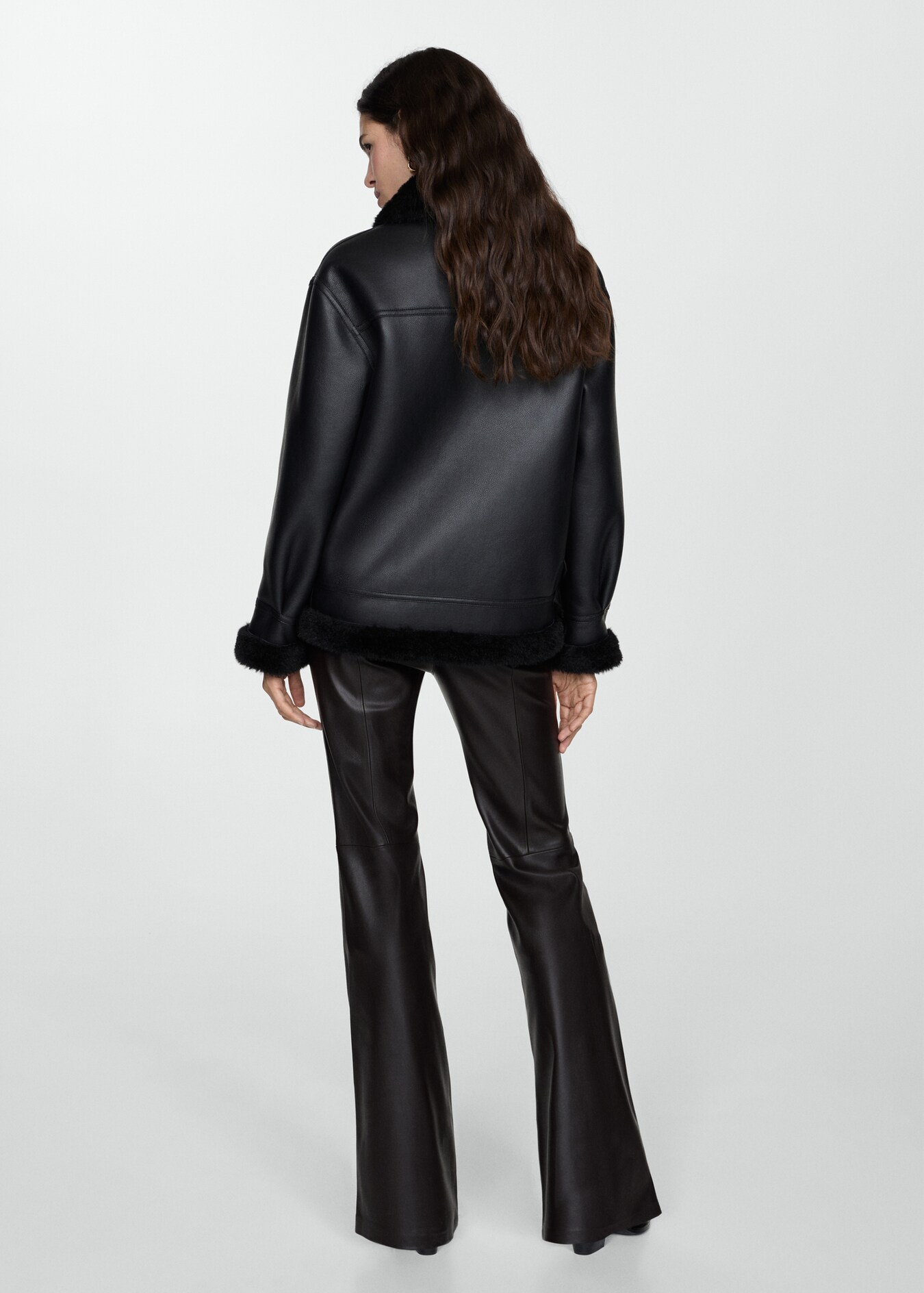 Jacket With Shearling effect Lining Women MANGO United Kingdom jacket-with-shearling-effect-lining-women-mango-united-kingdom