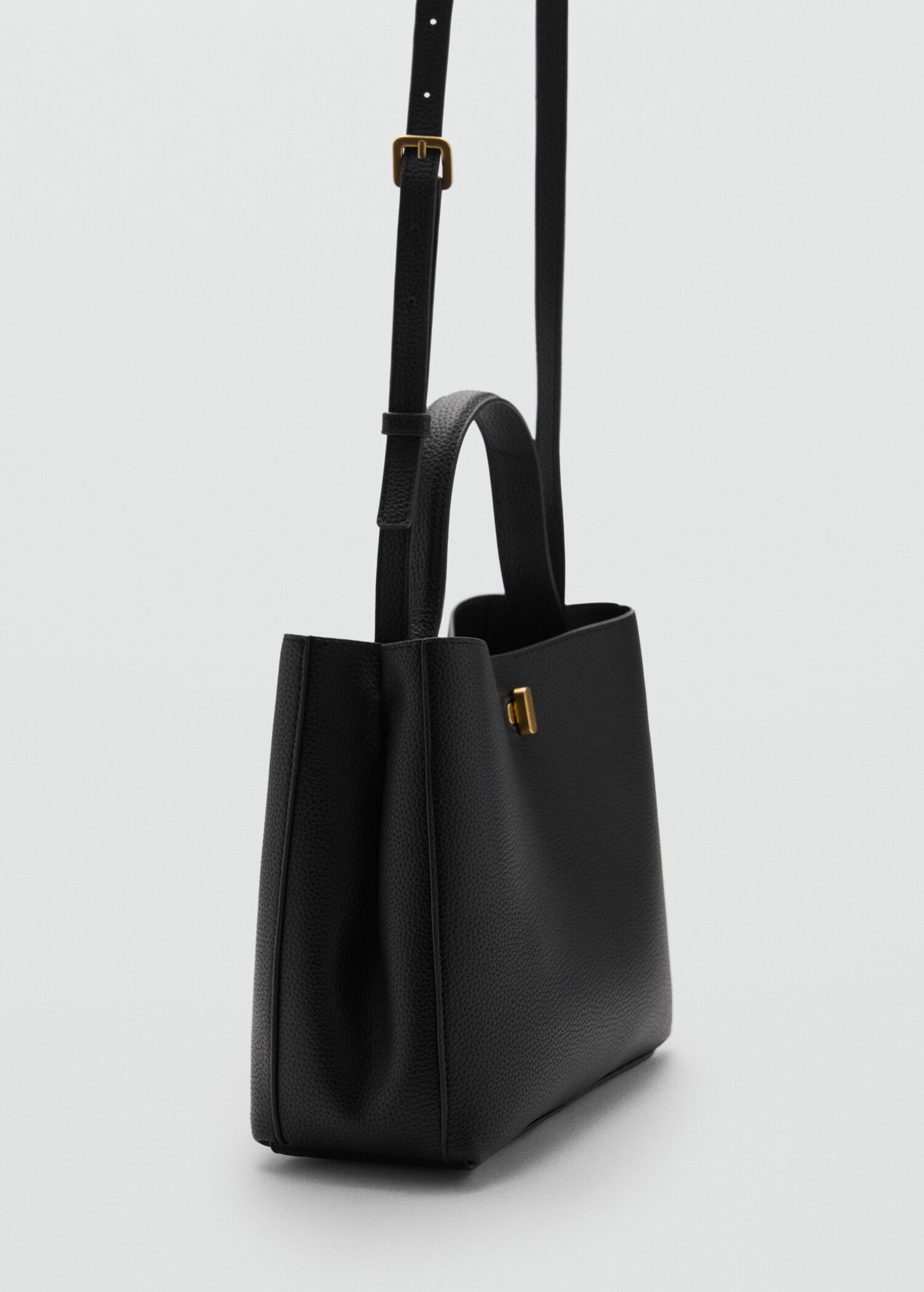 Crossbody bag with double handle - Medium plane