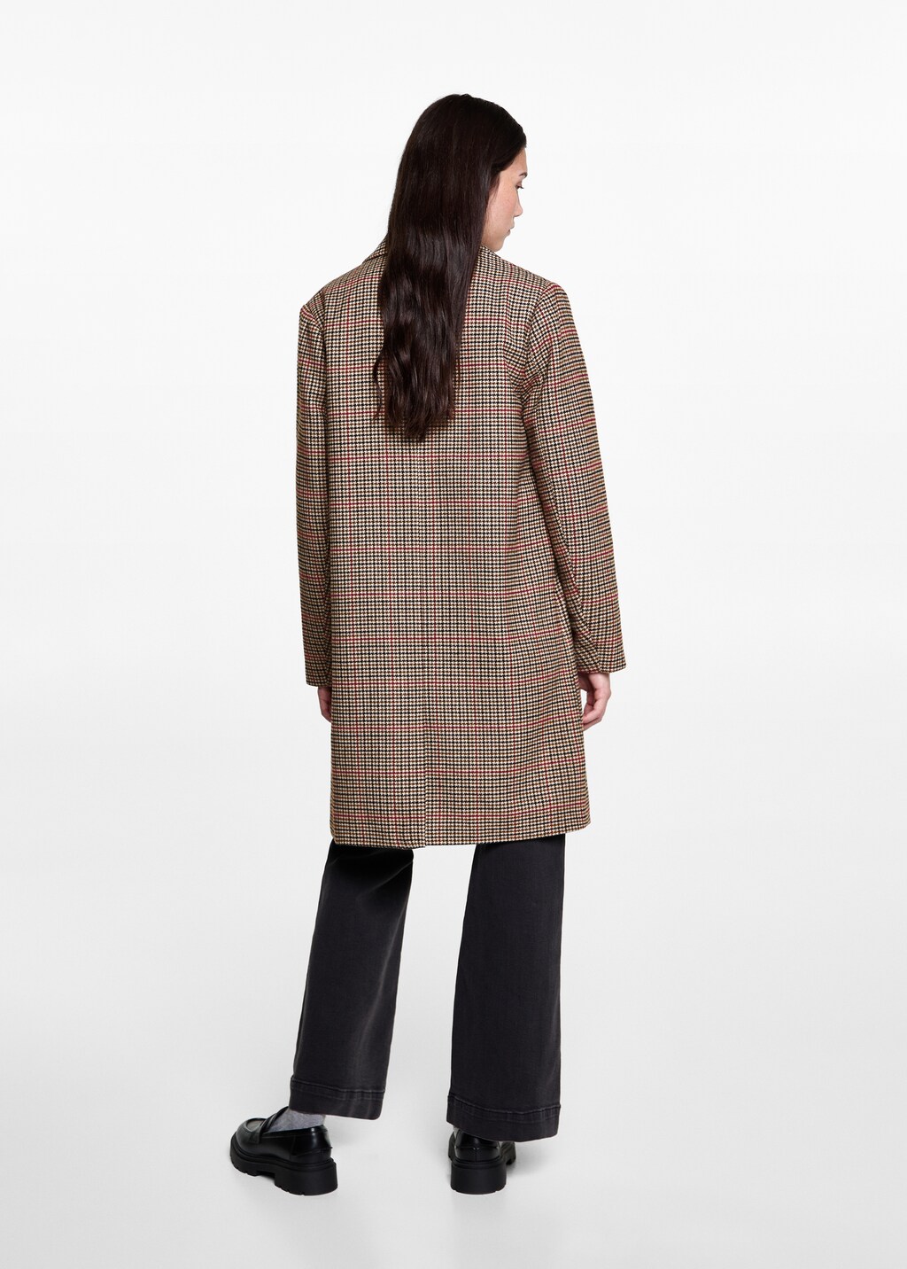 Mango manteau pied de poule sale