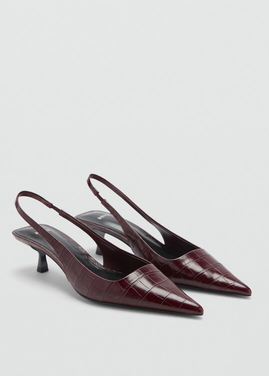 Crocodile kitten shoe