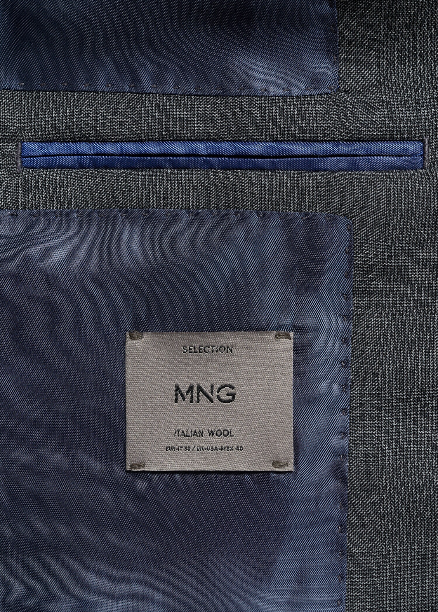 Venecia 100% virgin wool Prince of Wales check suit blazer - Details of the article 0