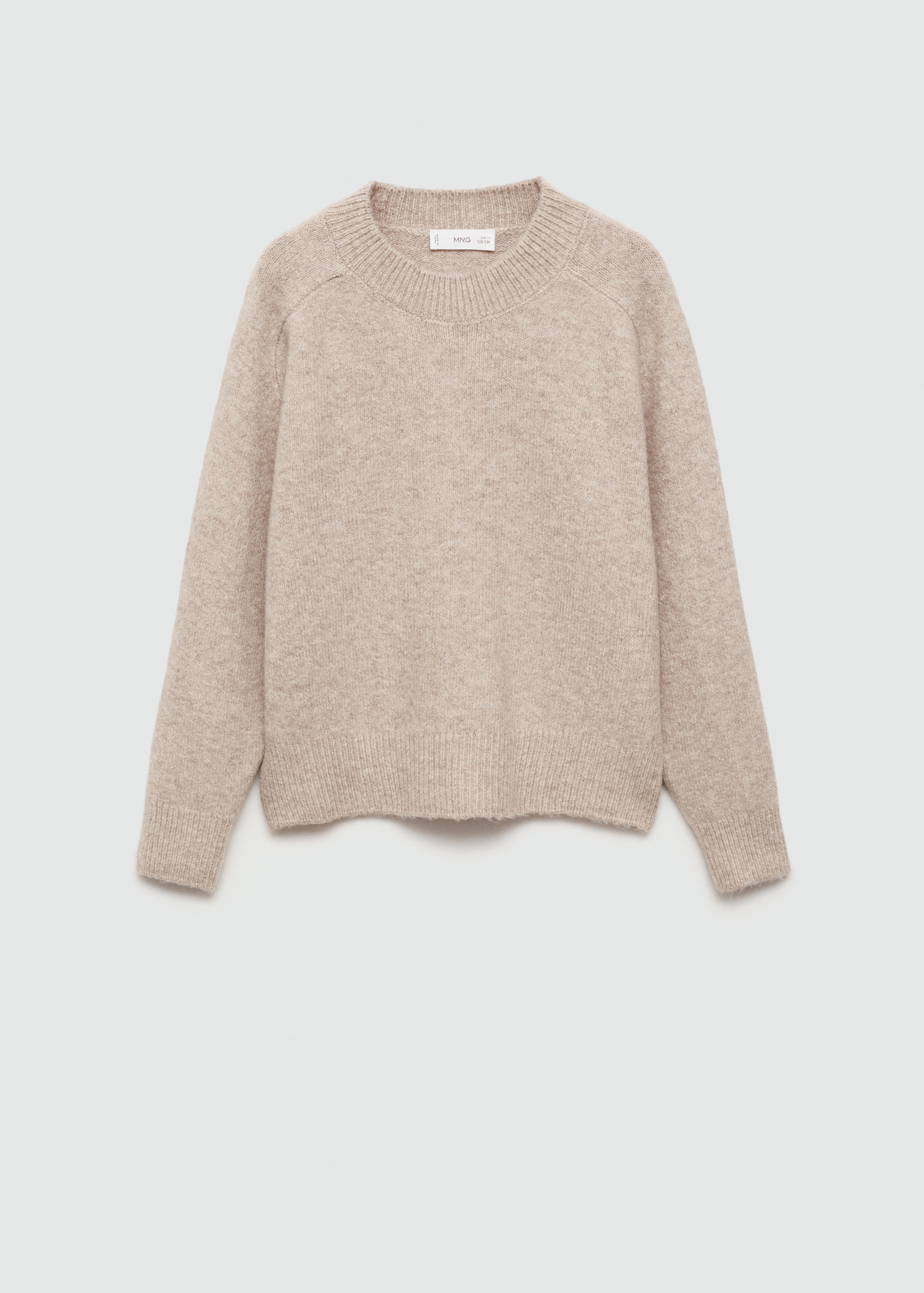 Straight round-neck sweater - Article without model
