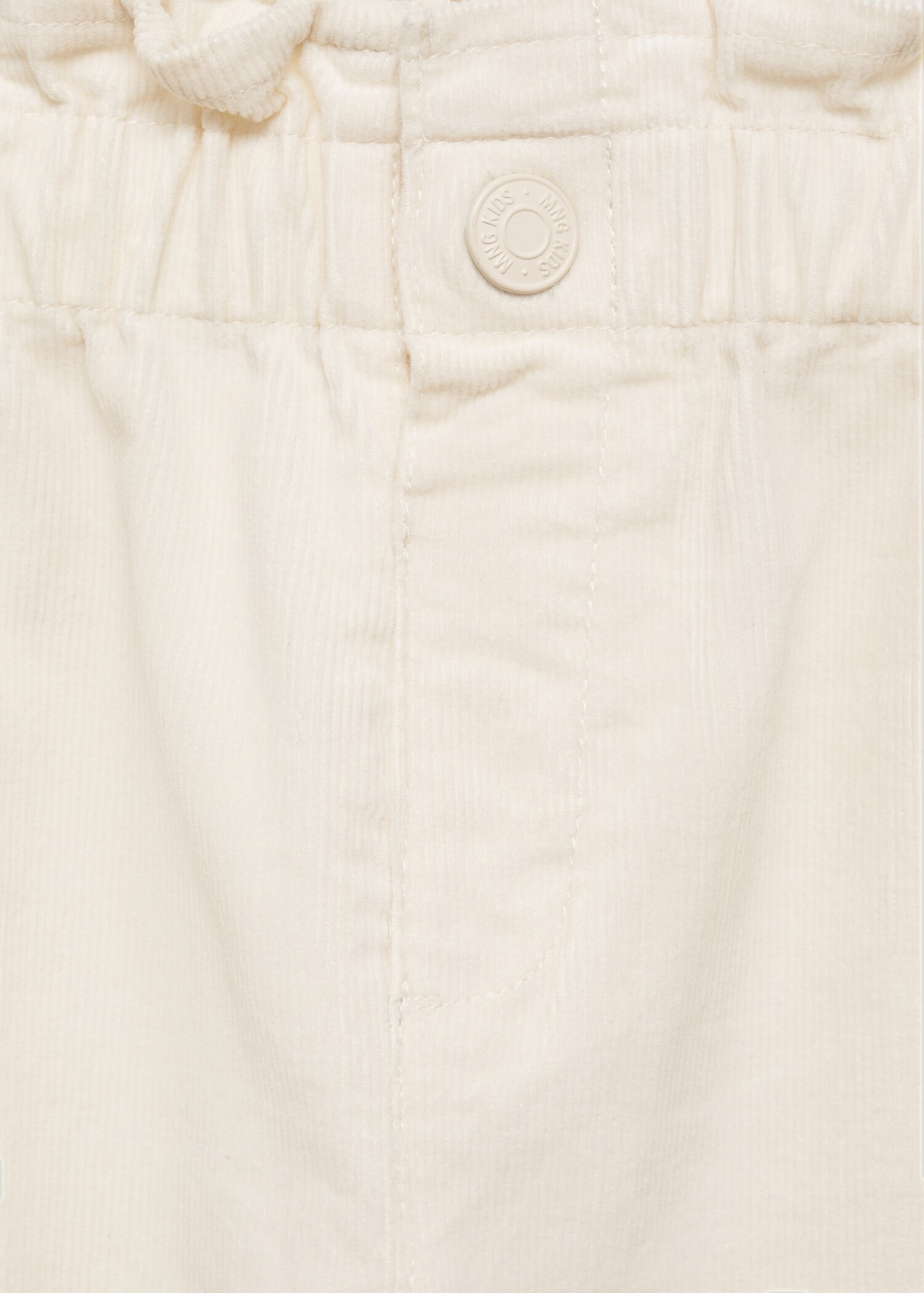 Pantalon velours côtelé paper bag - Détail de l'article 8