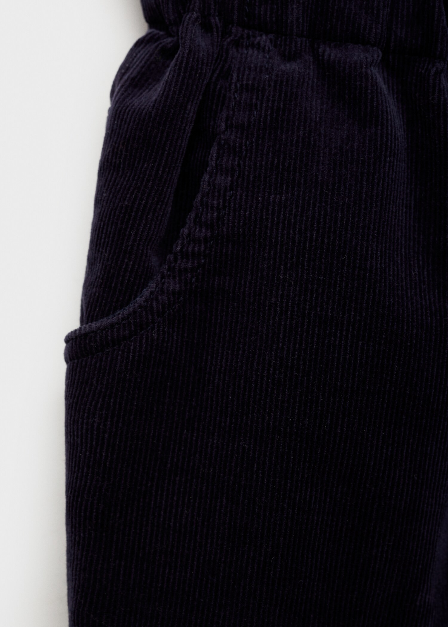 Pantalon velours côtelé paper bag - Détail de l'article 0