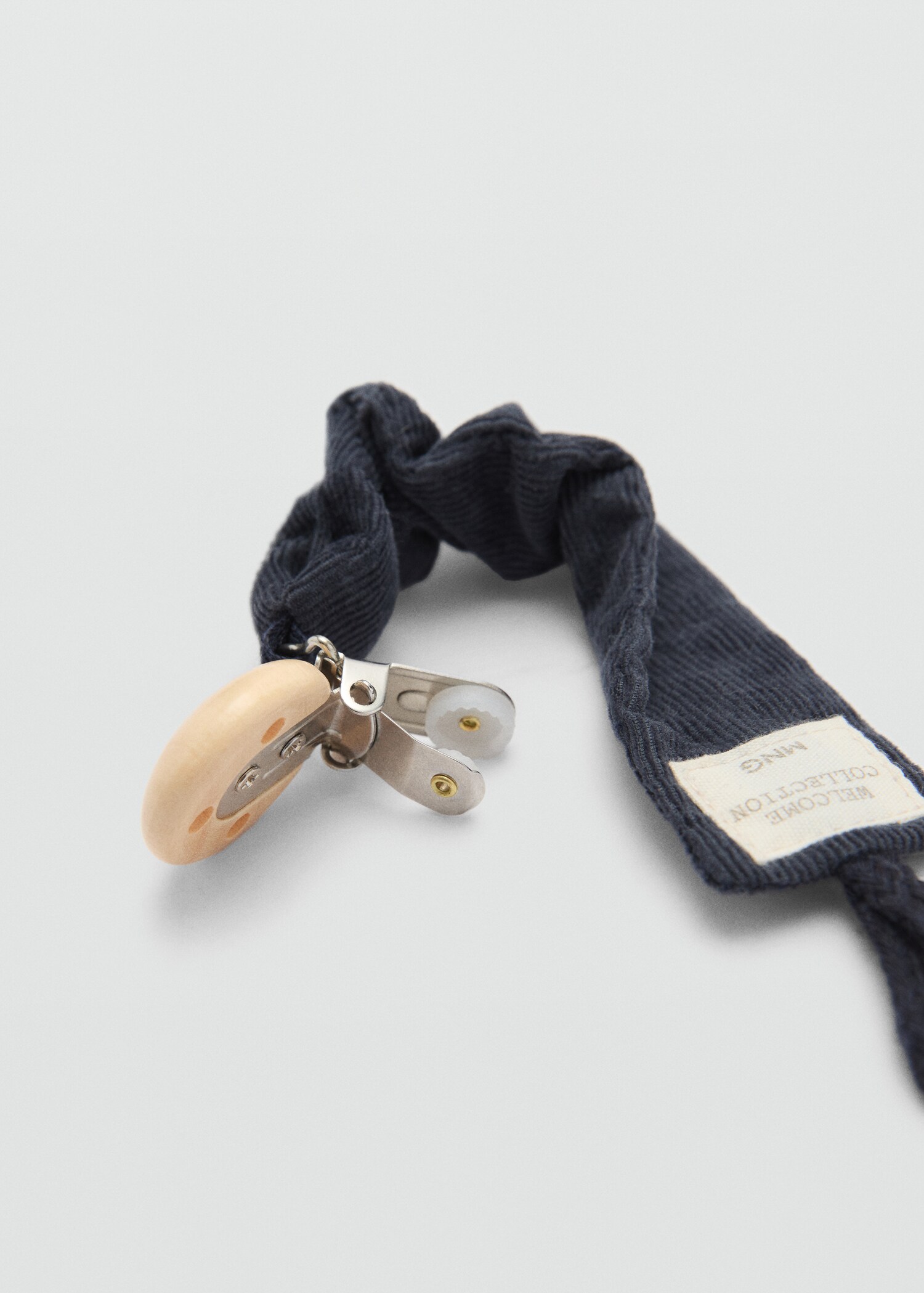 Attache-tétine broche velours côtelé - Détail de l'article 1